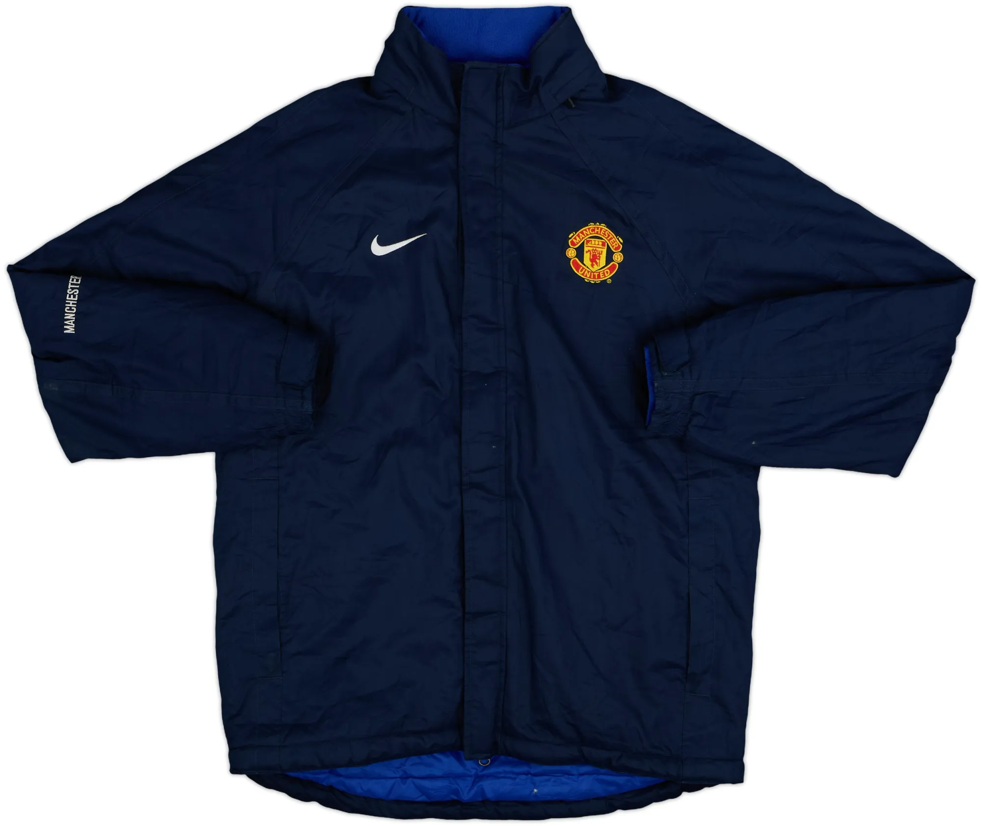 2003-04 Manchester United Nike Padded Bench Coat - 7/10 - (S)