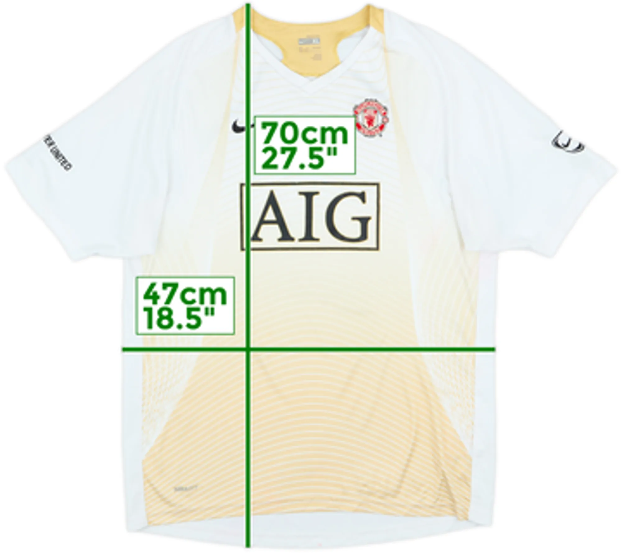 Nike Manchester United Mens SS Home Shirt 2007/08