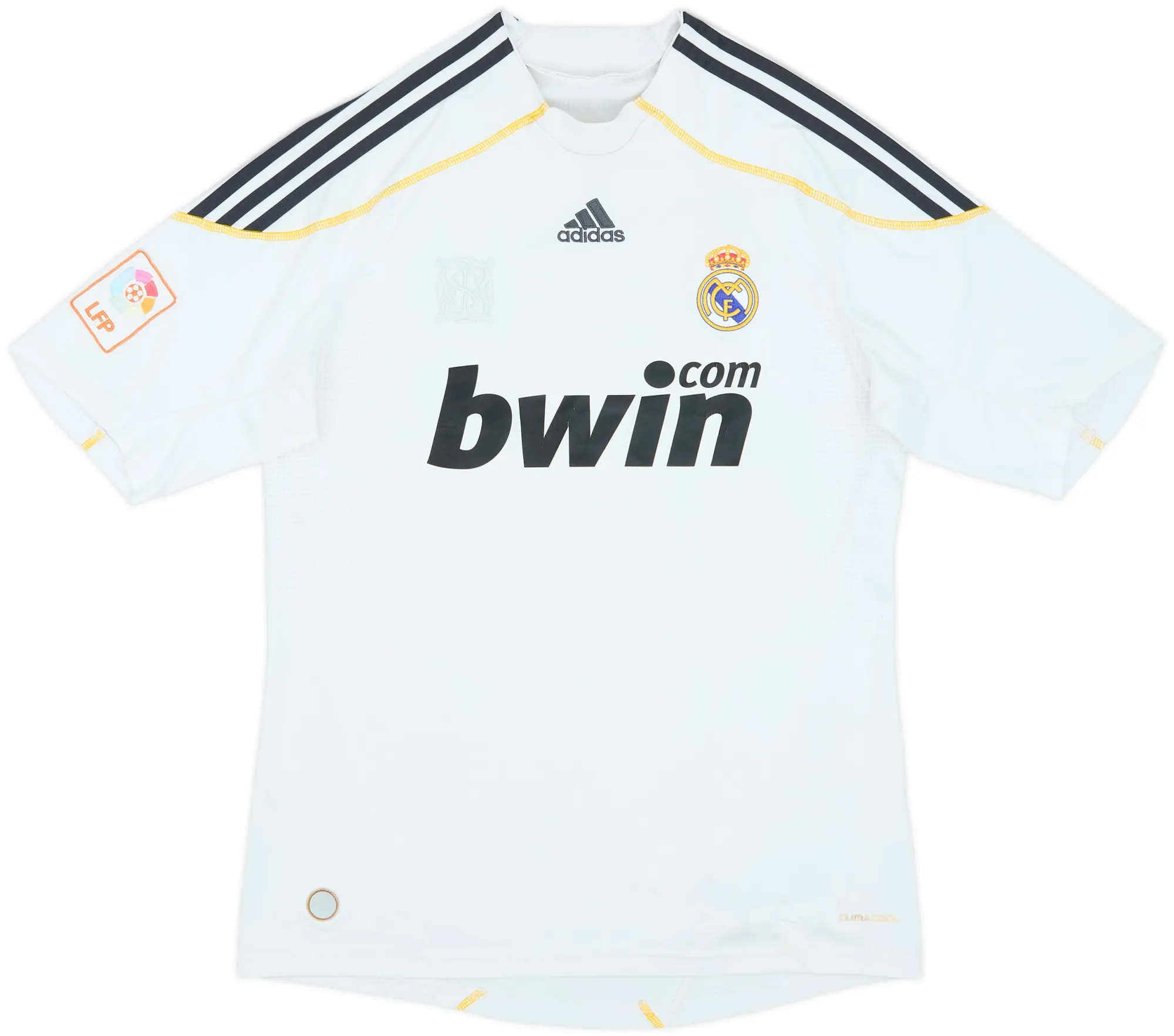 adidas Real Madrid Mens SS Home Shirt 2009/10