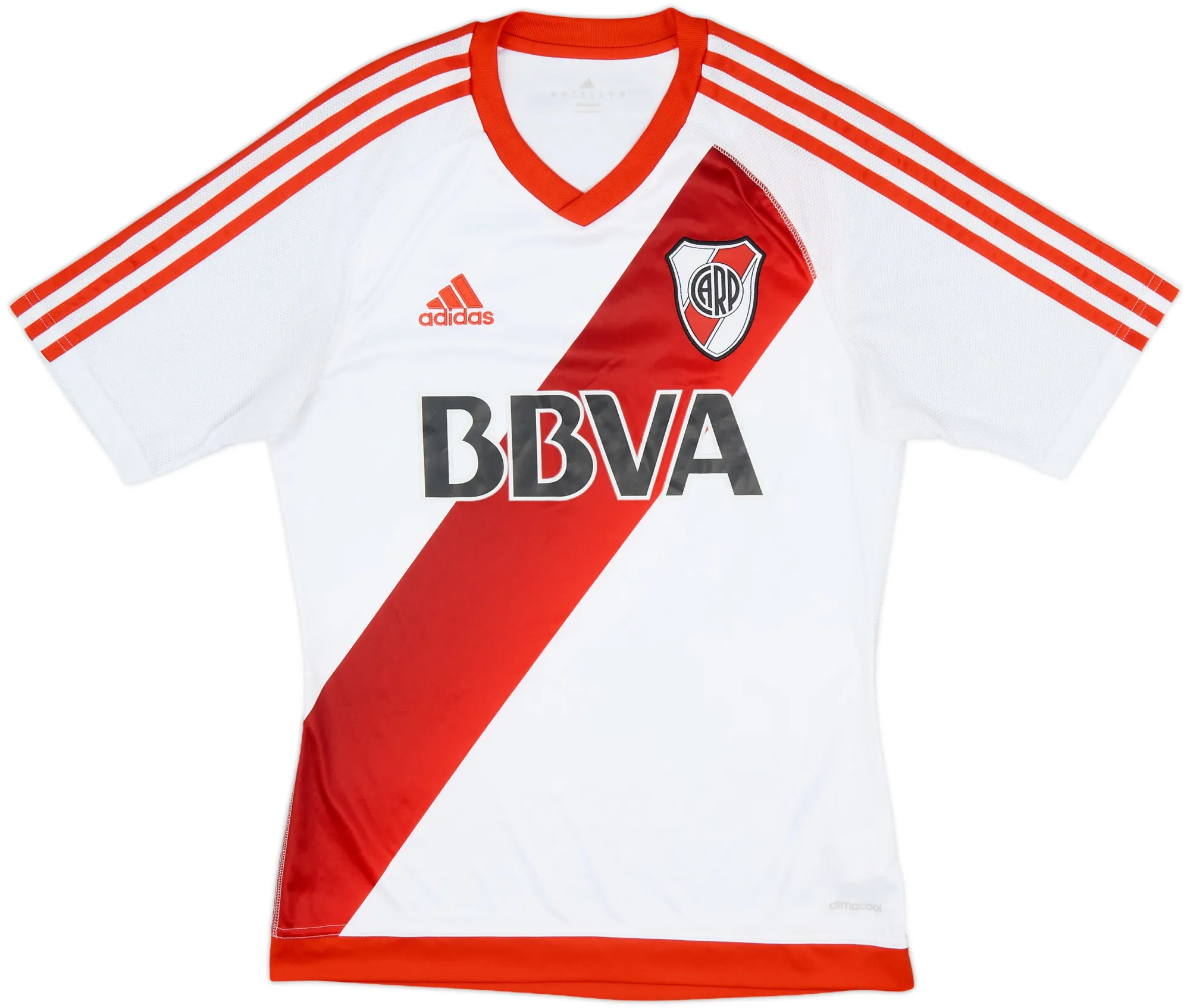 adidas River Plate Mens SS Home Shirt 2016/17
