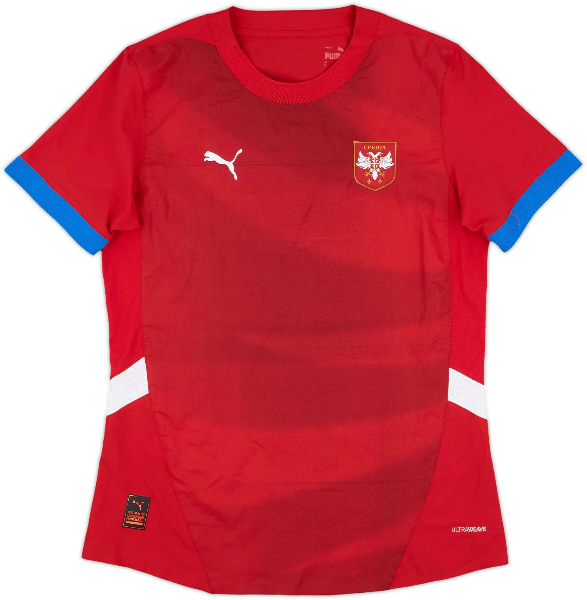 Puma Serbia Mens SS Player Issue Home Shirt 2024