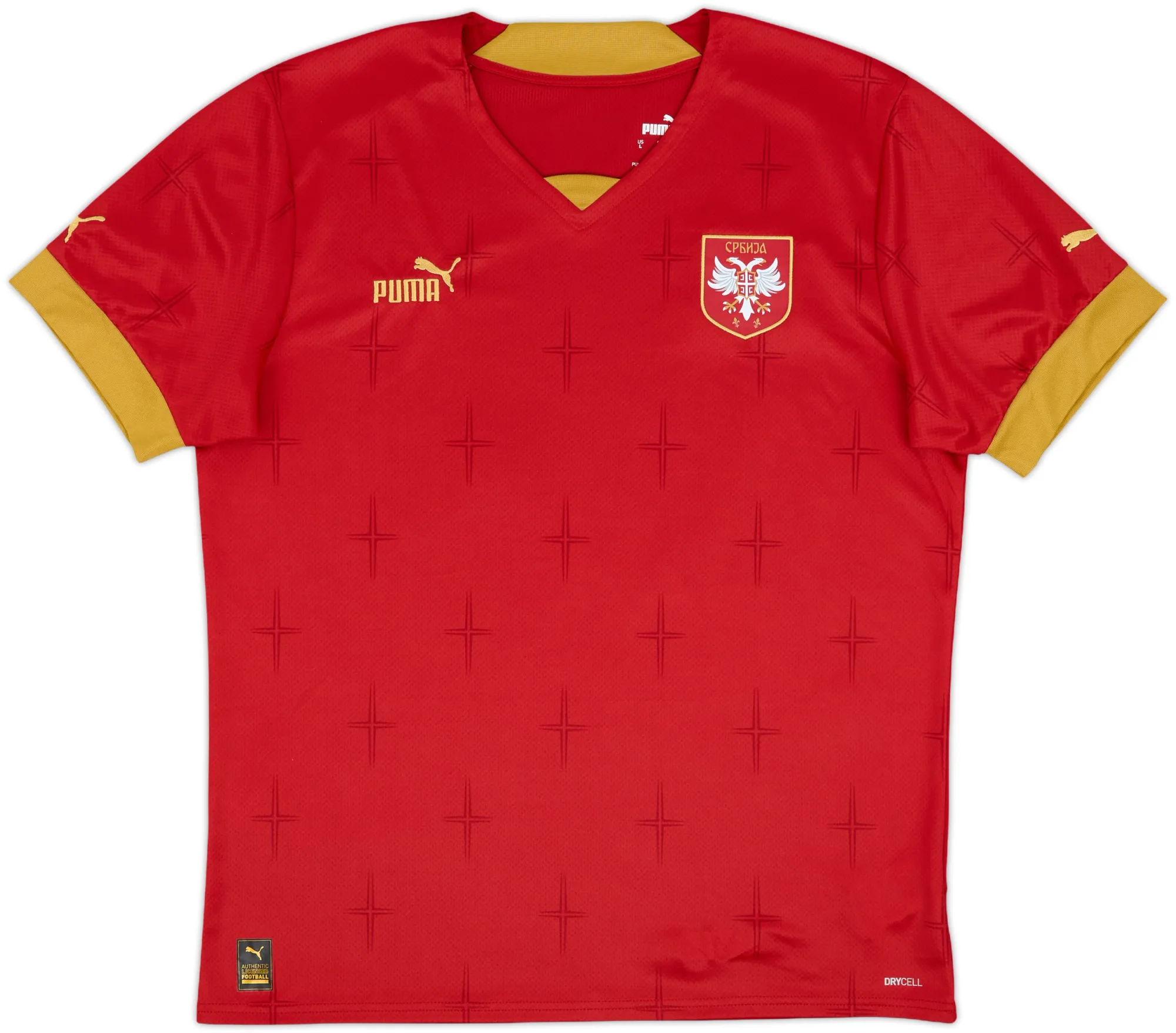 Puma Serbia Mens SS Home Shirt 2022