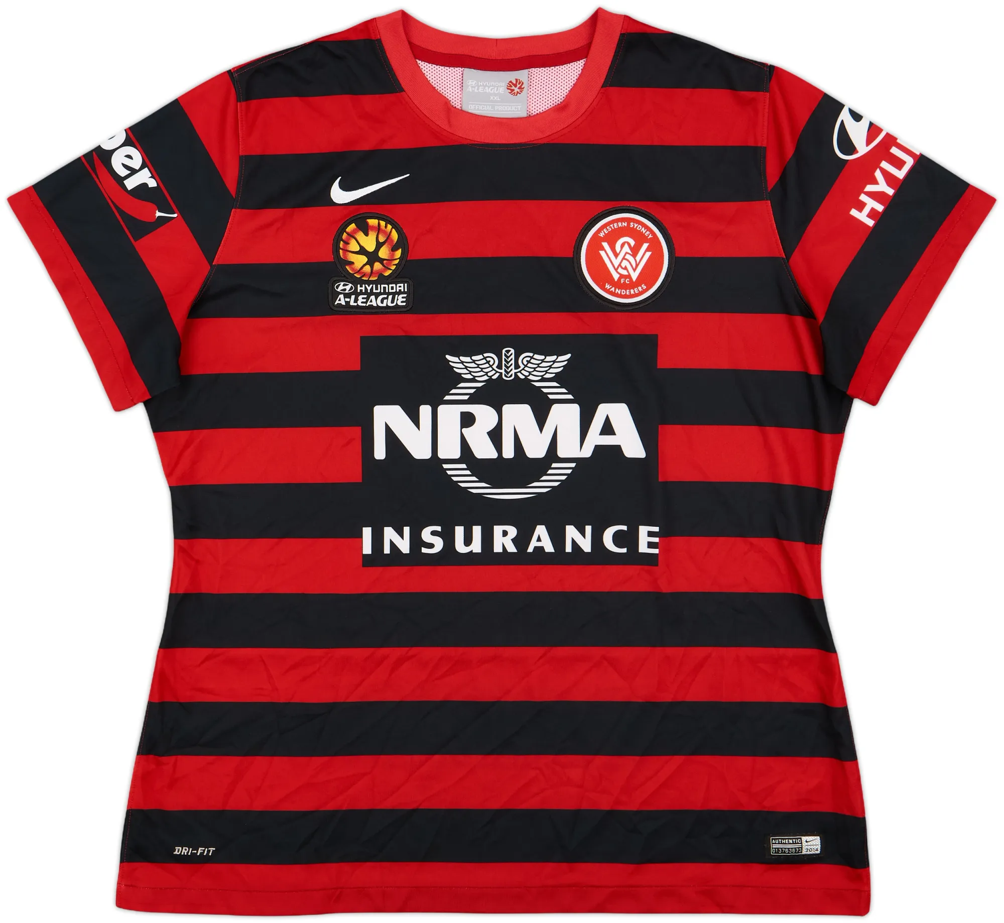 Nike Western Sydney Womens SS Home Shirt 2014/15