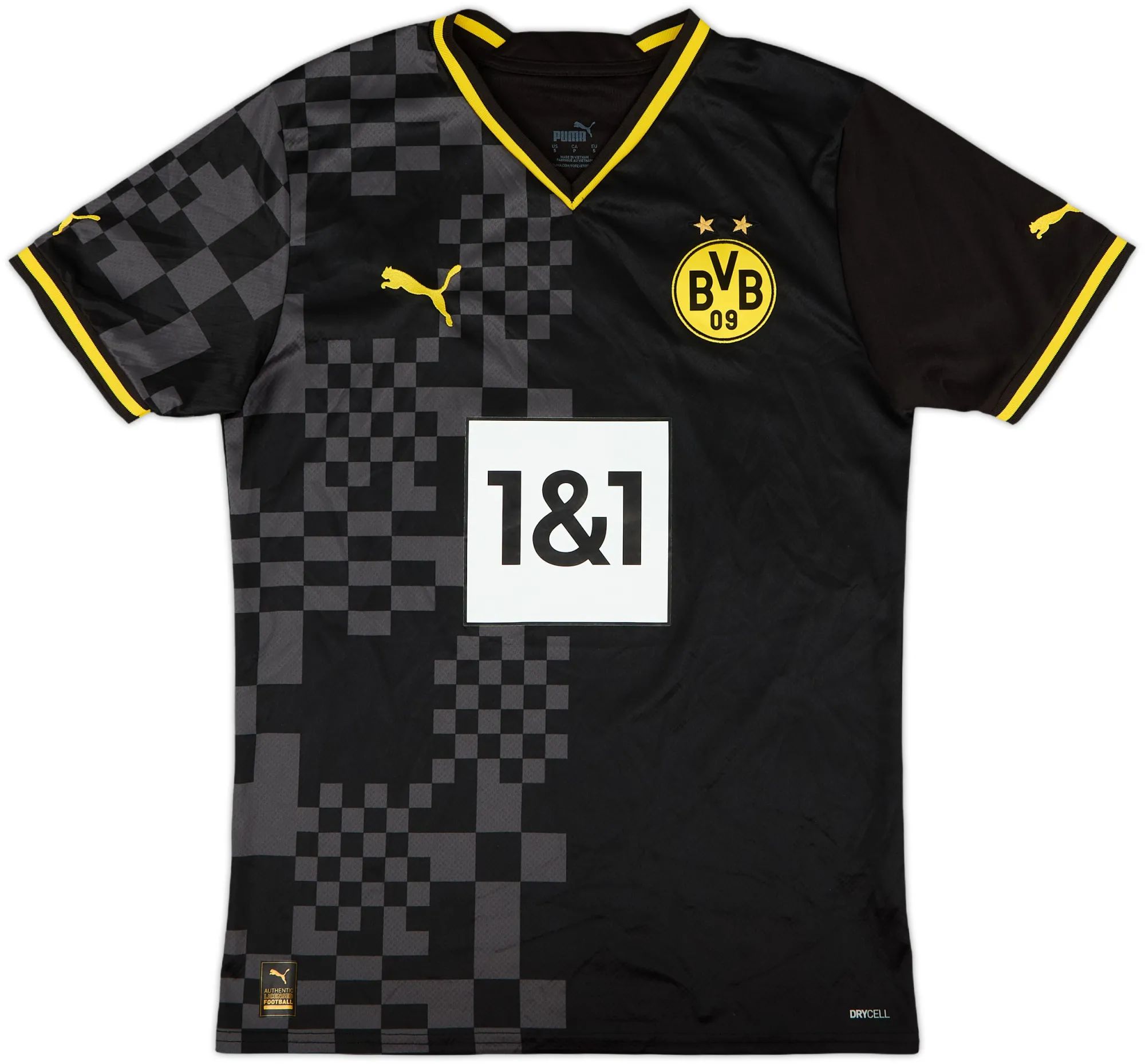 Puma Borussia Dortmund Mens SS Away Shirt 2022/23
