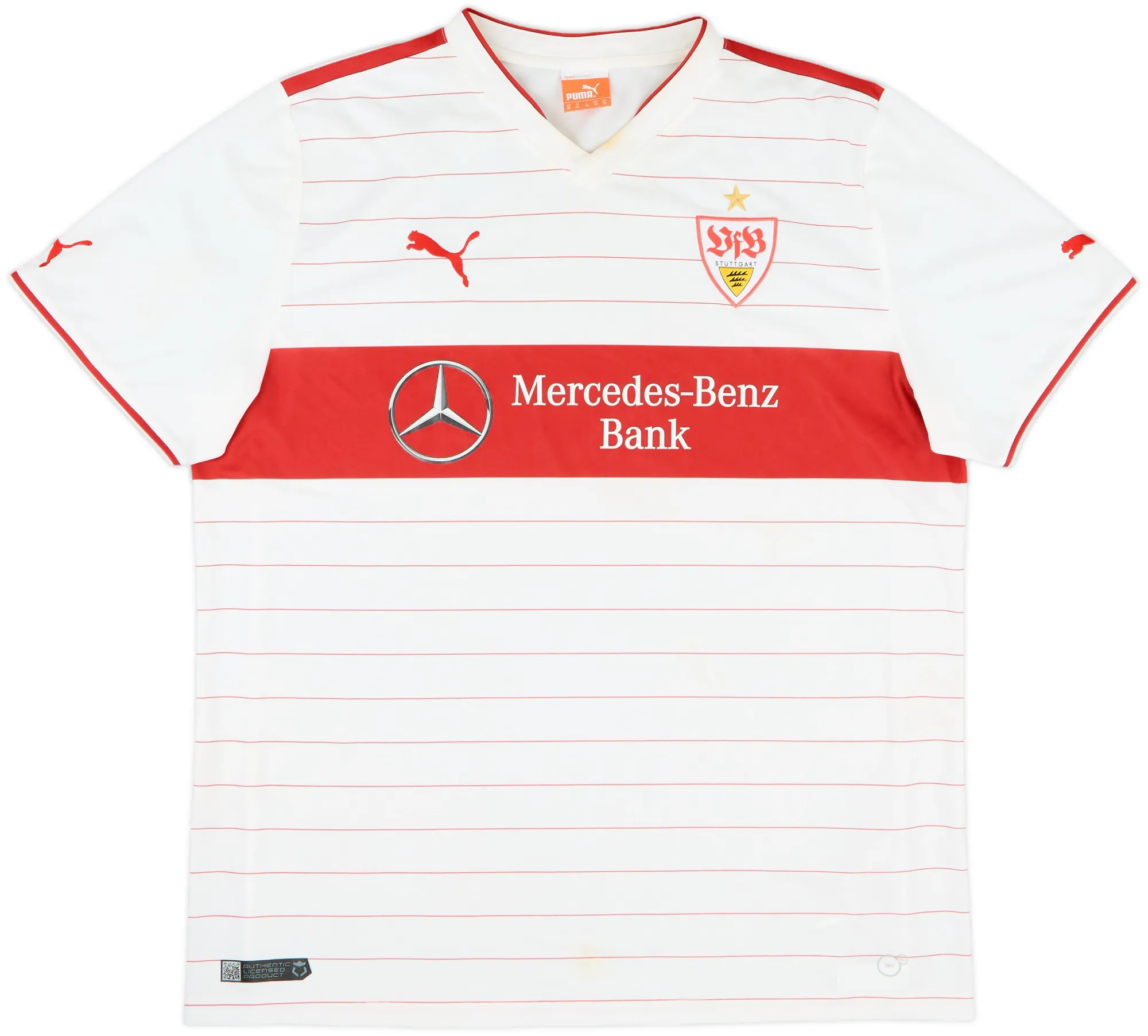 Puma Stuttgart Mens SS Home Shirt 2013/14