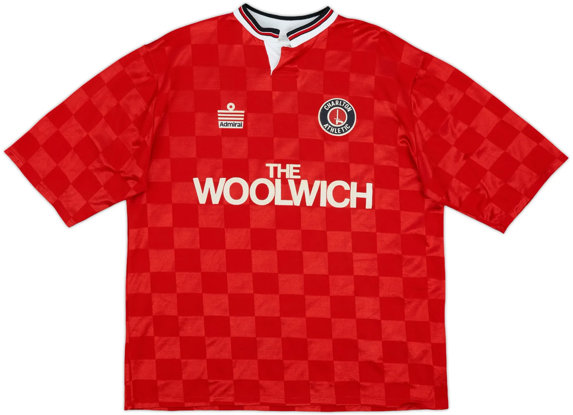 Admiral Charlton Athletic Mens SS Home Shirt 1989/91