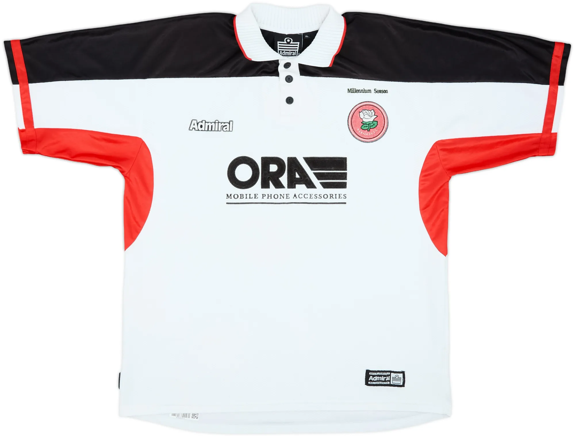 Admiral Barnsley Mens SS Away Shirt 1999/00