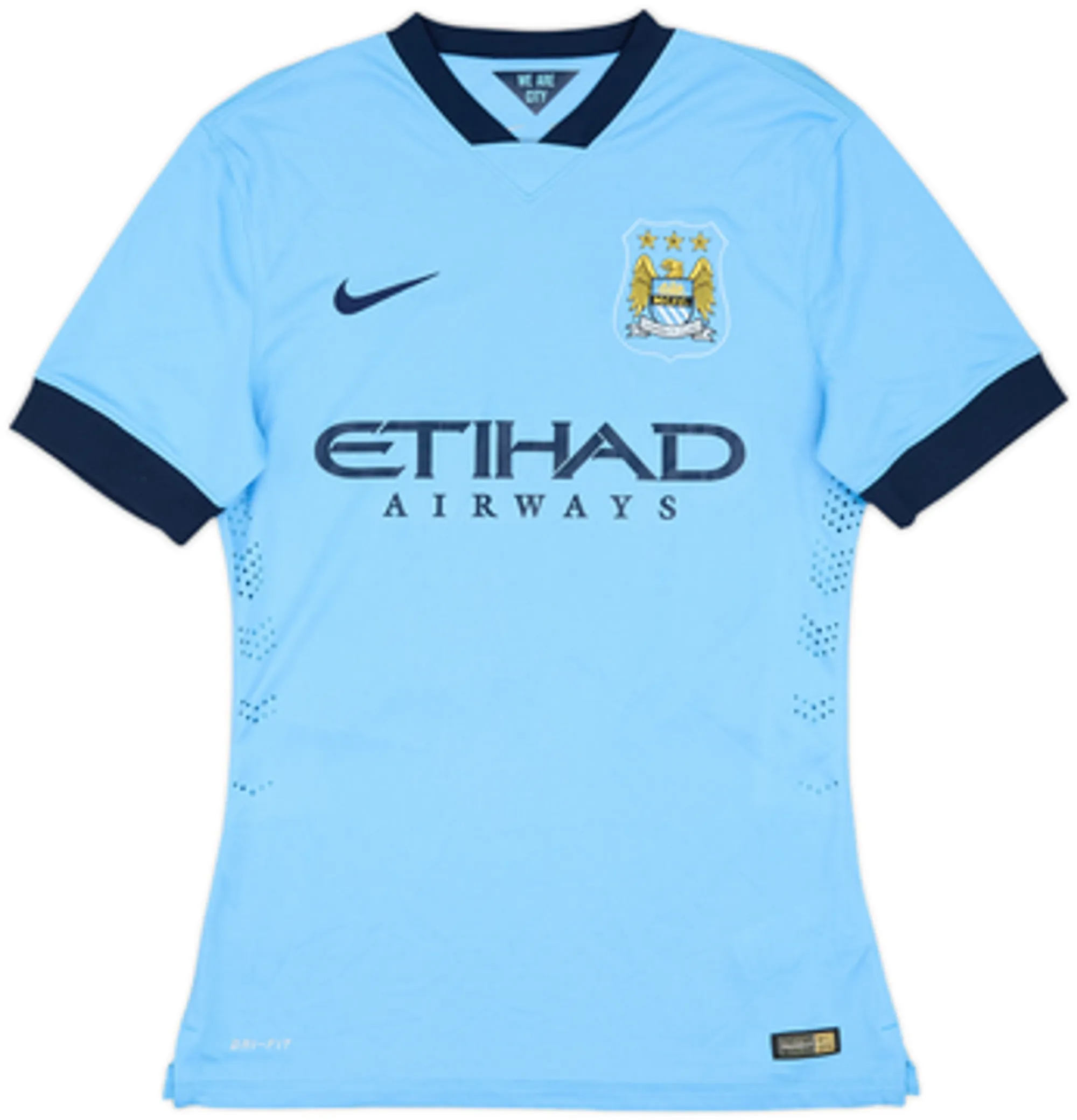 Nike Manchester City Mens SS Player Issue Home Shirt 2014/15