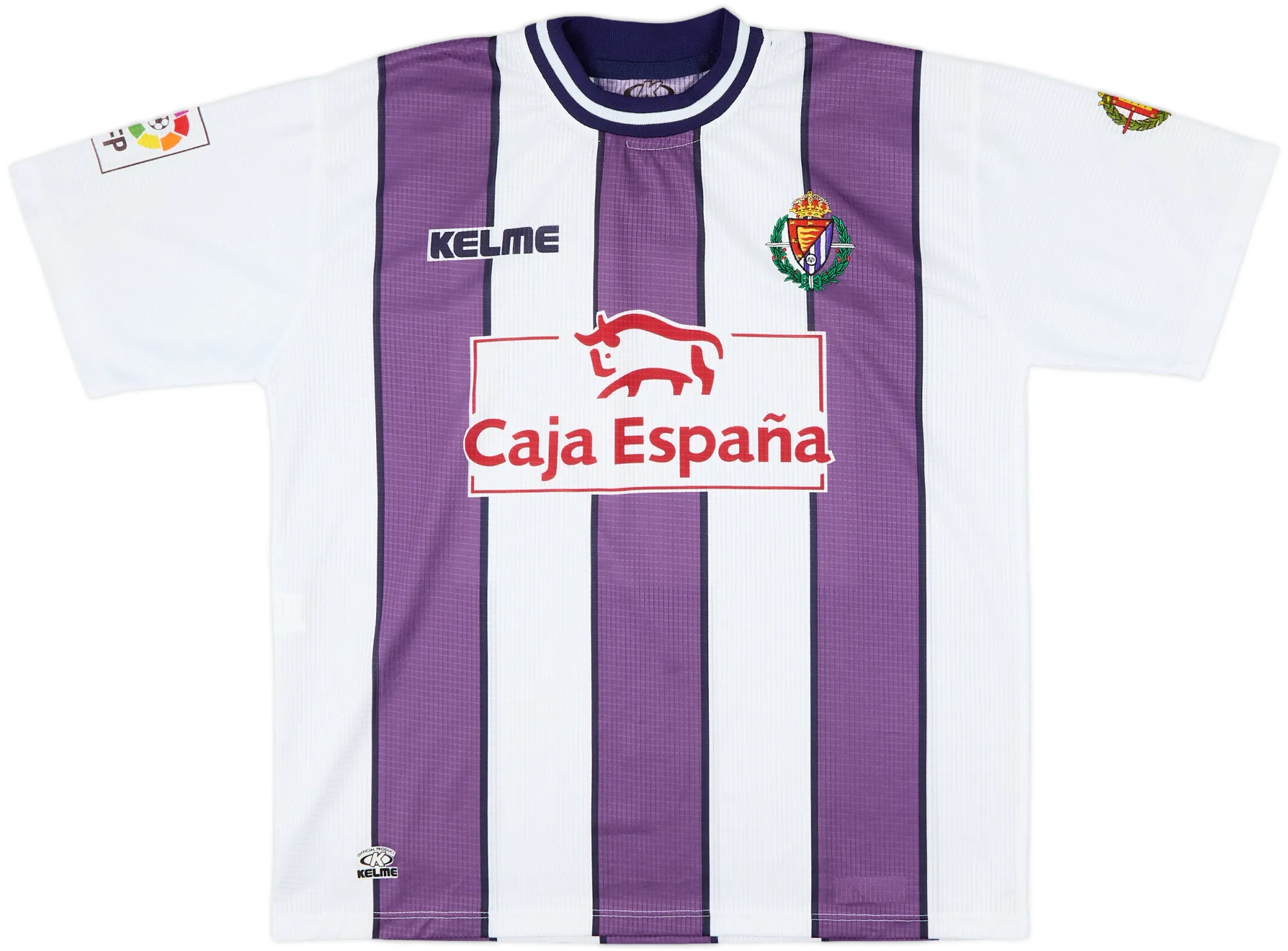 Kelme Valladolid Mens SS Home Shirt 1999/00