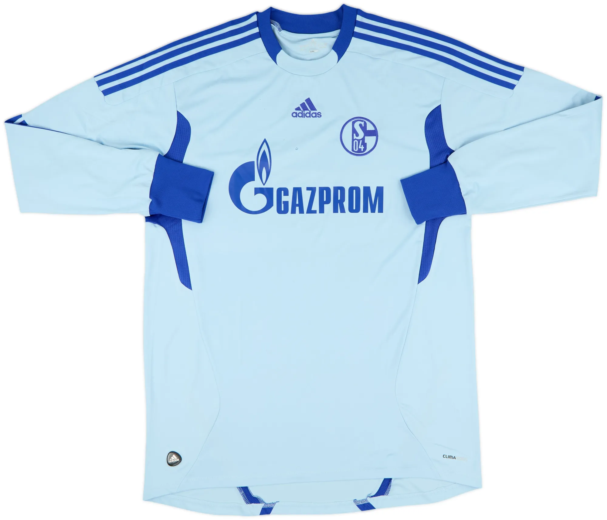 adidas Schalke 04 Mens LS Goalkeeper Home Shirt 2011/12