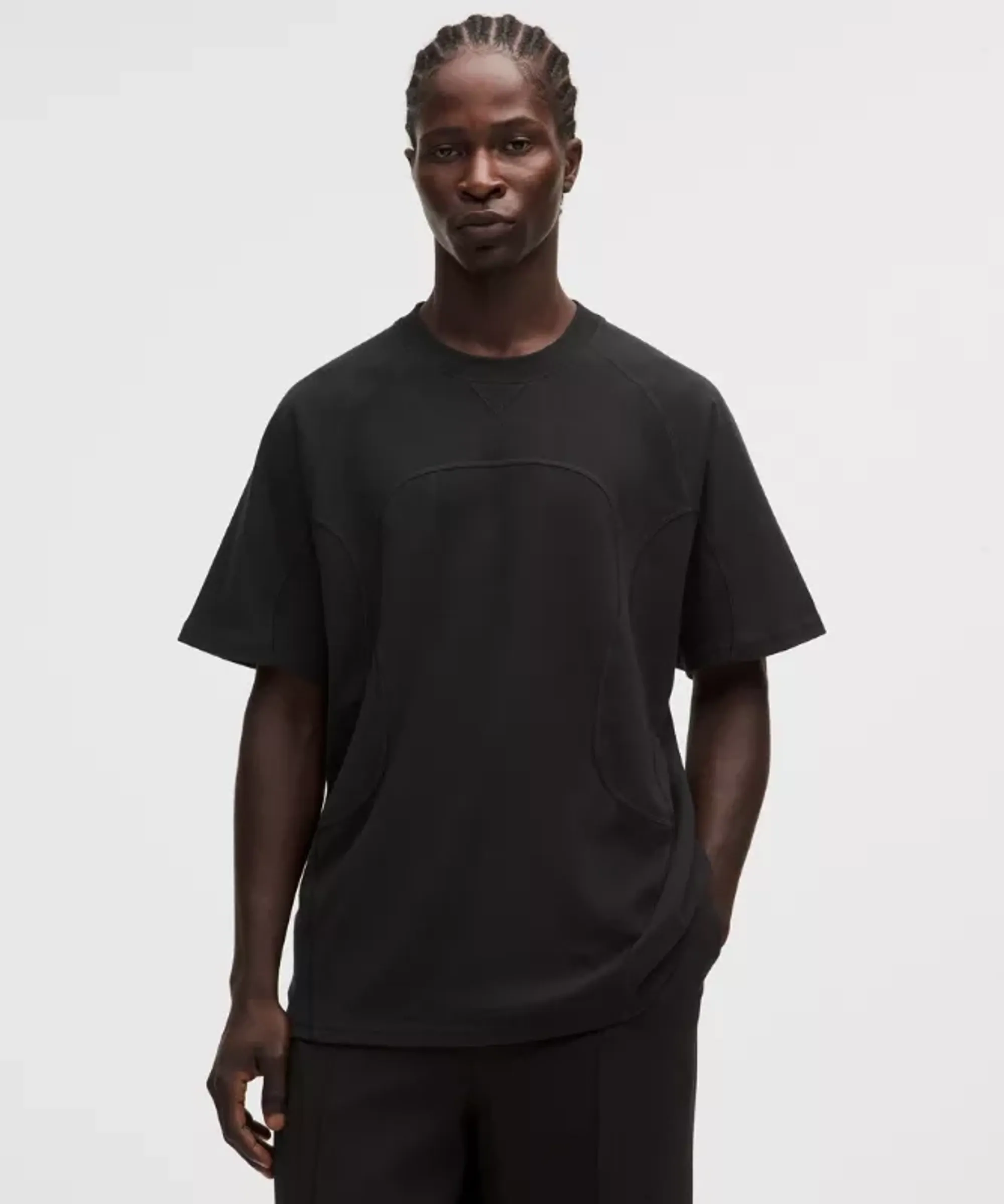 lululemon – Men's Organic Oversized T-Shirt SLNSH Collection – Color Black – Size Large