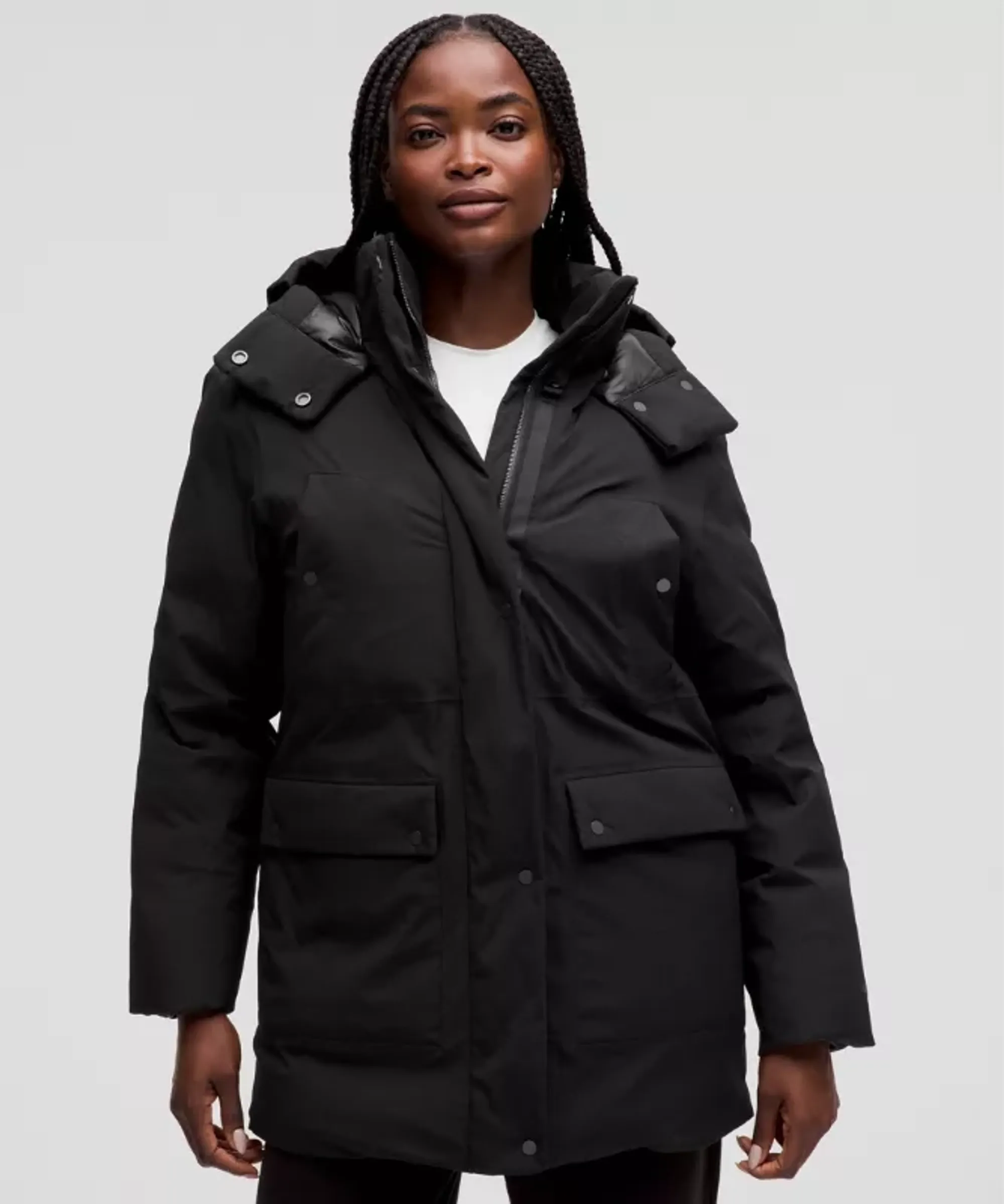 lululemon – Women's Waterproof 600-Down-Fill Parka Jacket – Color Black – Size Large