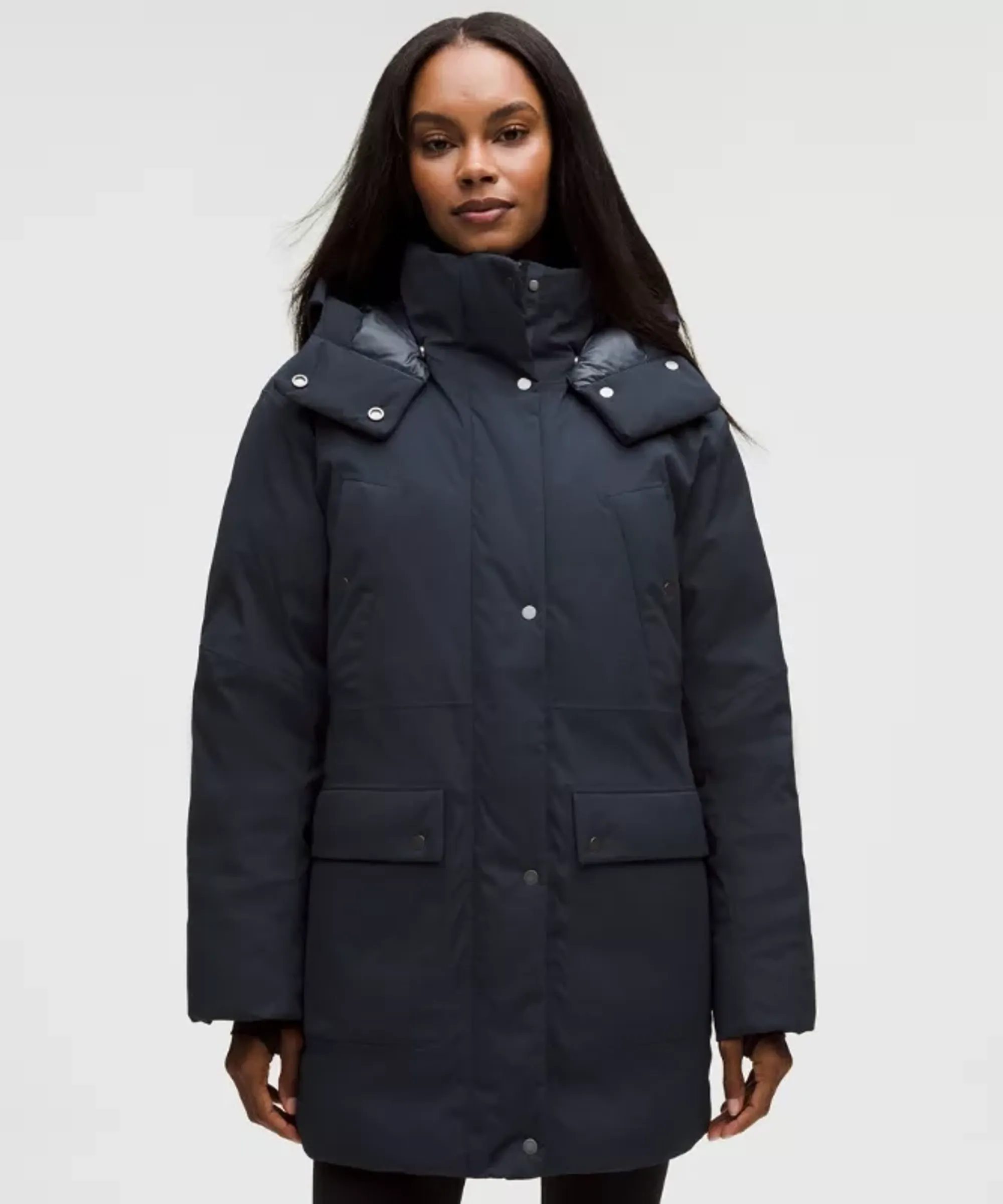 lululemon – Women's Waterproof 600-Down-Fill Parka Jacket – Color Blue – Size Large