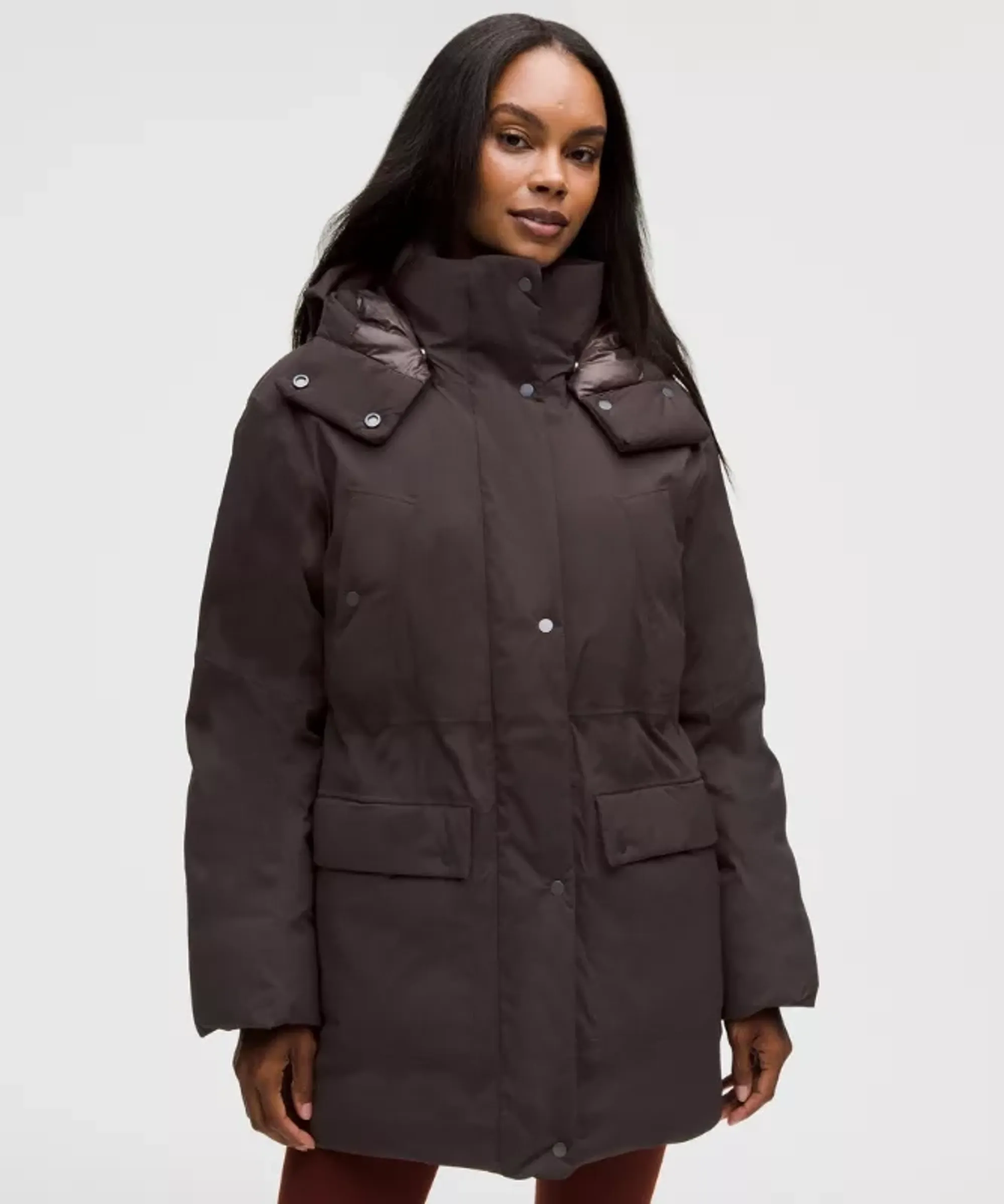 lululemon – Women's Waterproof 600-Down-Fill Parka Jacket – Color Brown – Size Large