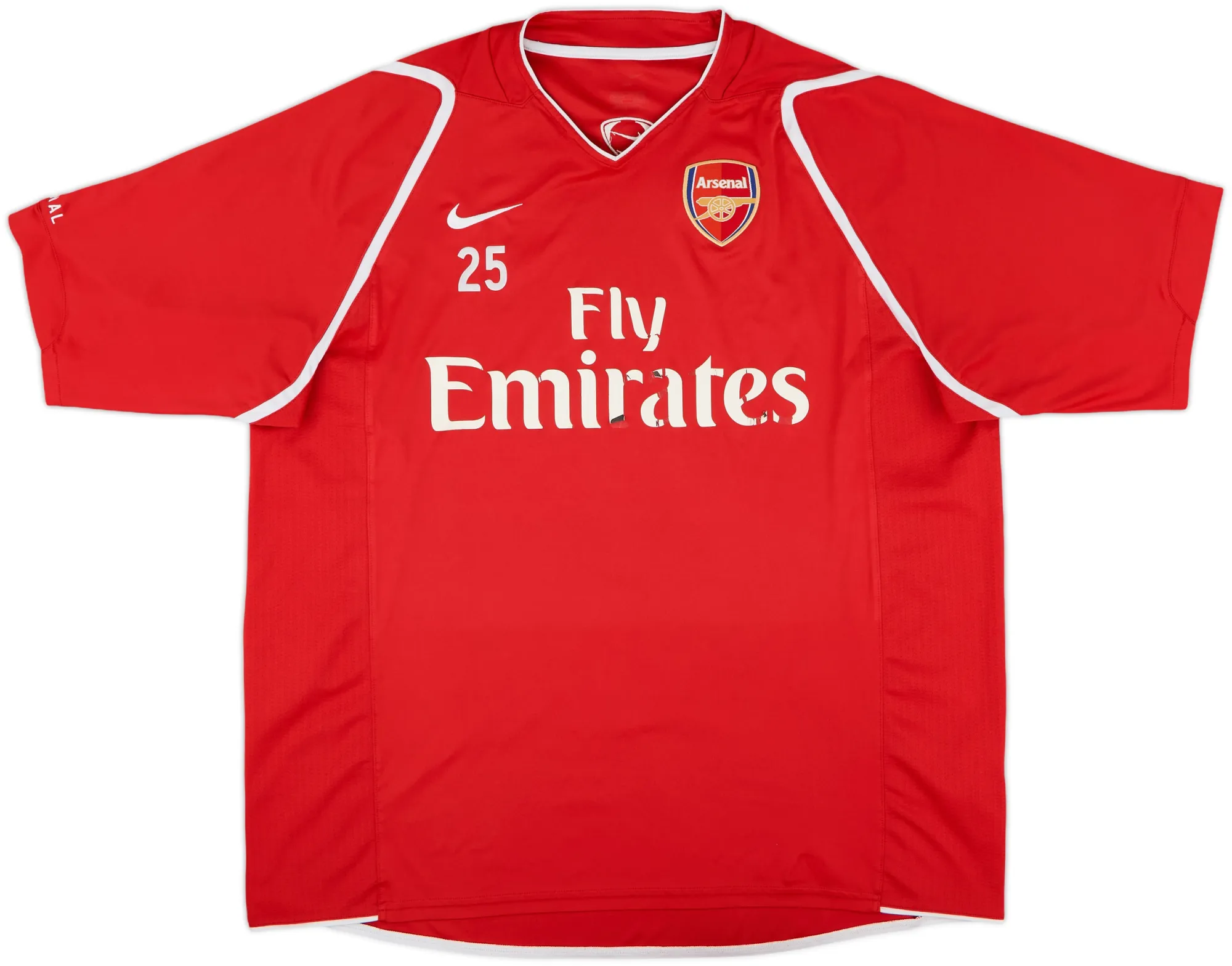Nike Arsenal Mens SS Player Issue Home Shirt 2006/07