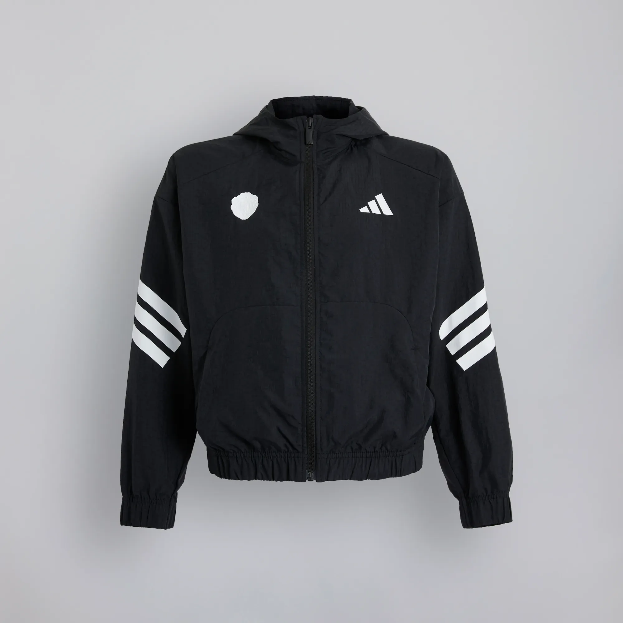 Manchester United x adidas Kids Future Icons Woven Jacket Black