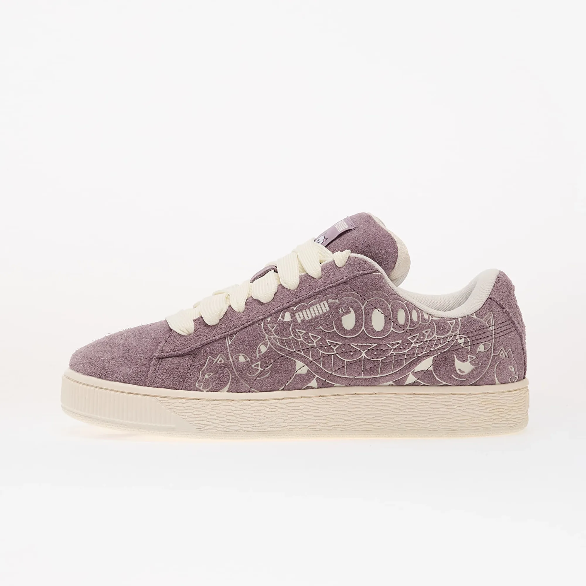 PUMA x Ripndip Suede xl Sneakers Unisex, Plum Jam/Warm White, size 10