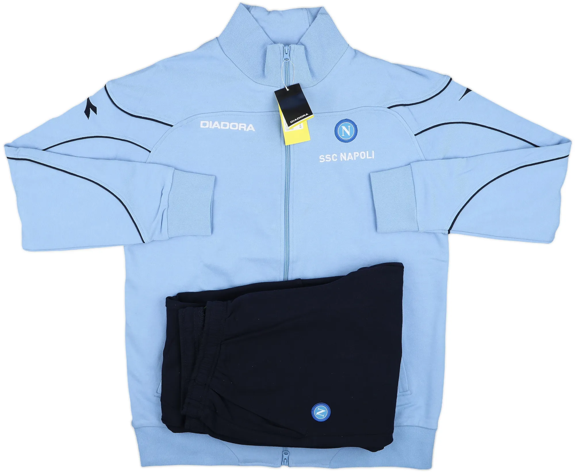 2008-09 Napoli Diadora Full Tracksuit (XL)