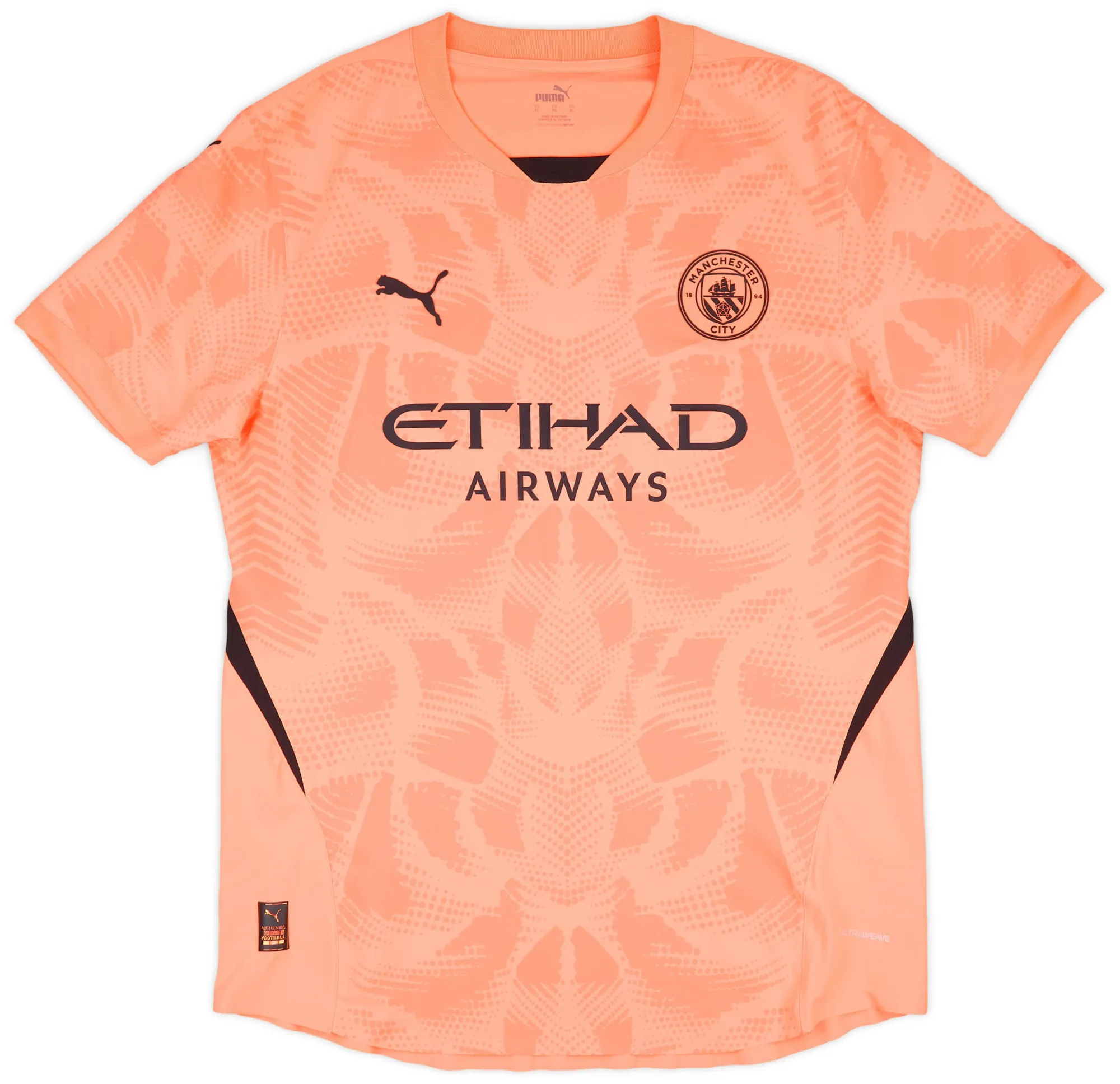 Puma Manchester City Mens LS Goalkeeper Player Issue Away Shirt 2024/25