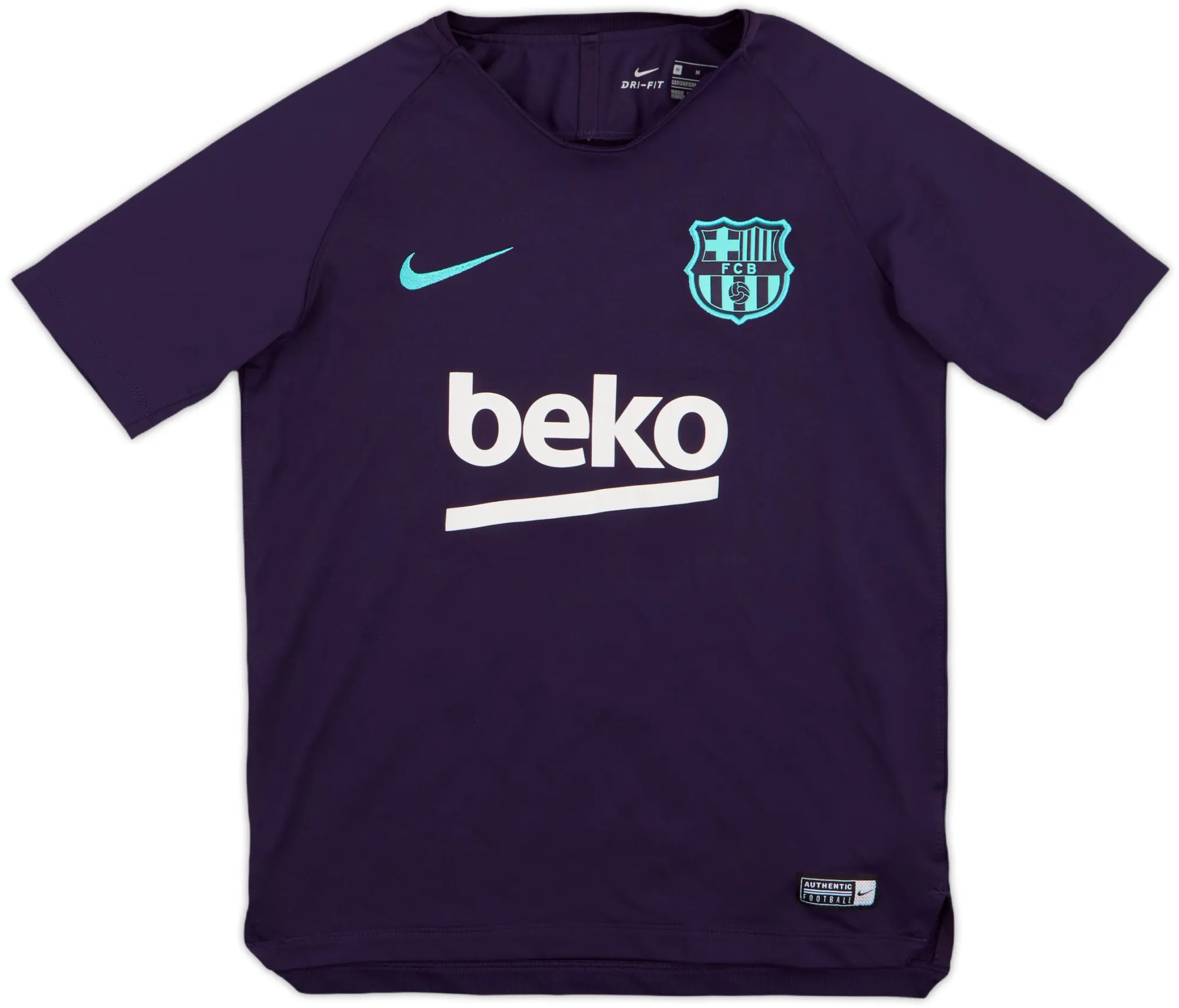 Nike Barcelona Boys SS Home Shirt 2018/19