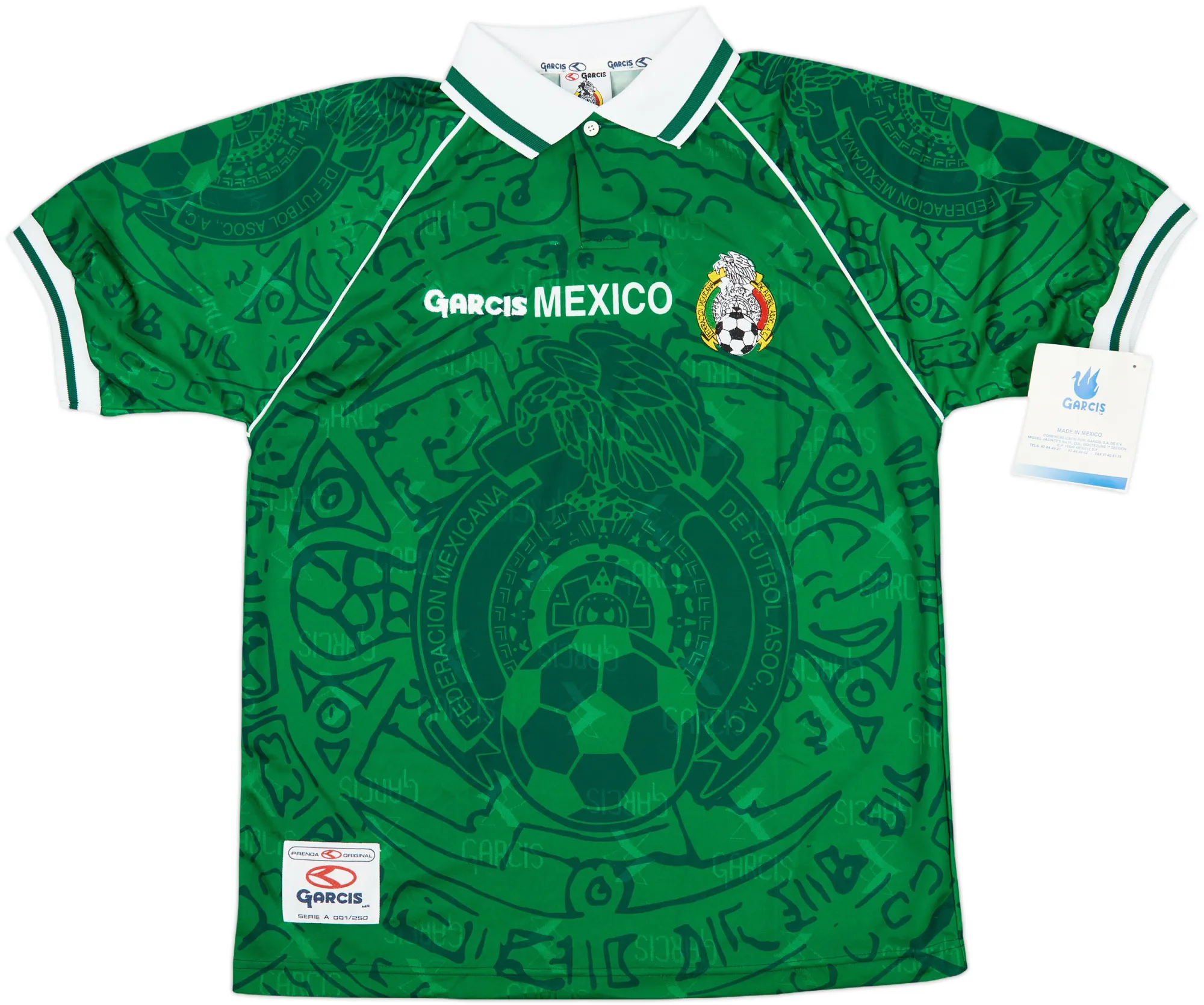 Home Mexico Mens SS Home Shirt 1999
