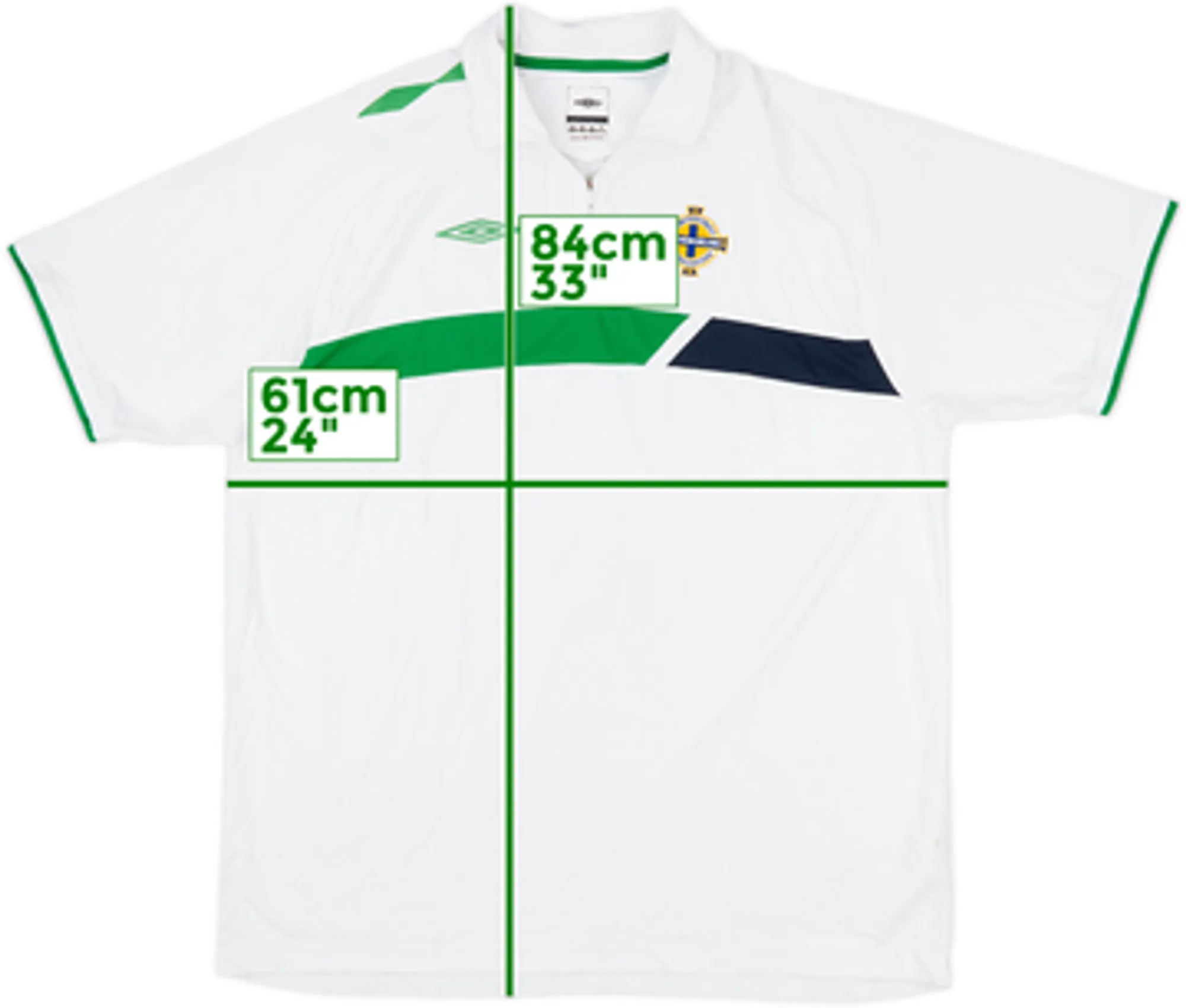 Umbro Northern Ireland Mens SS Home Shirt 2007