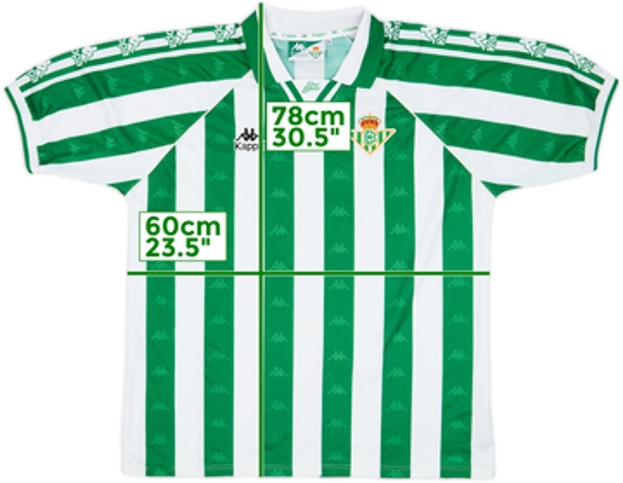 Kappa Real Betis Mens SS Home Shirt 1995/97