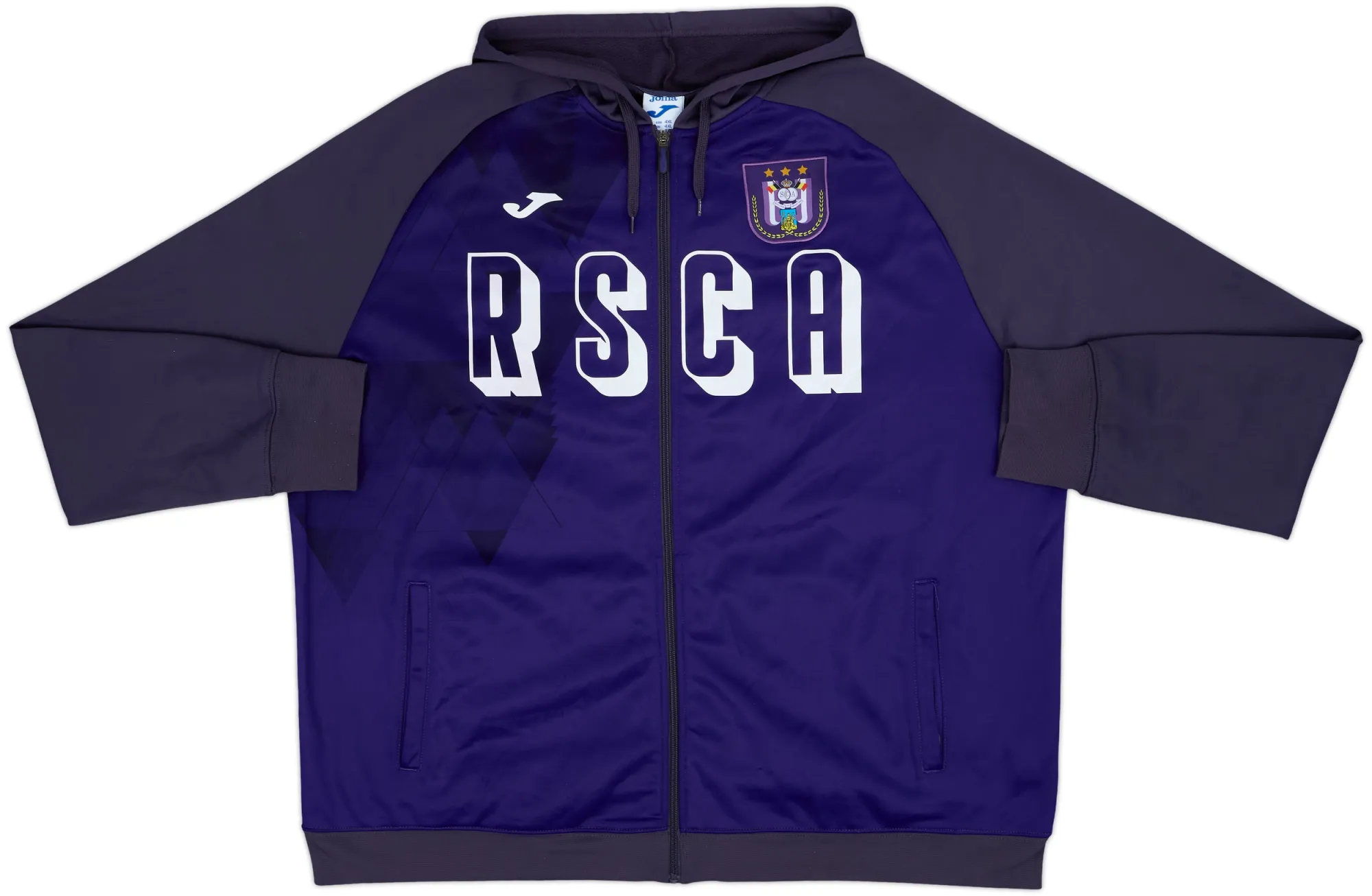 2019-20 Anderlecht Joma Hooded Track Jacket - 8/10 - (4XL)