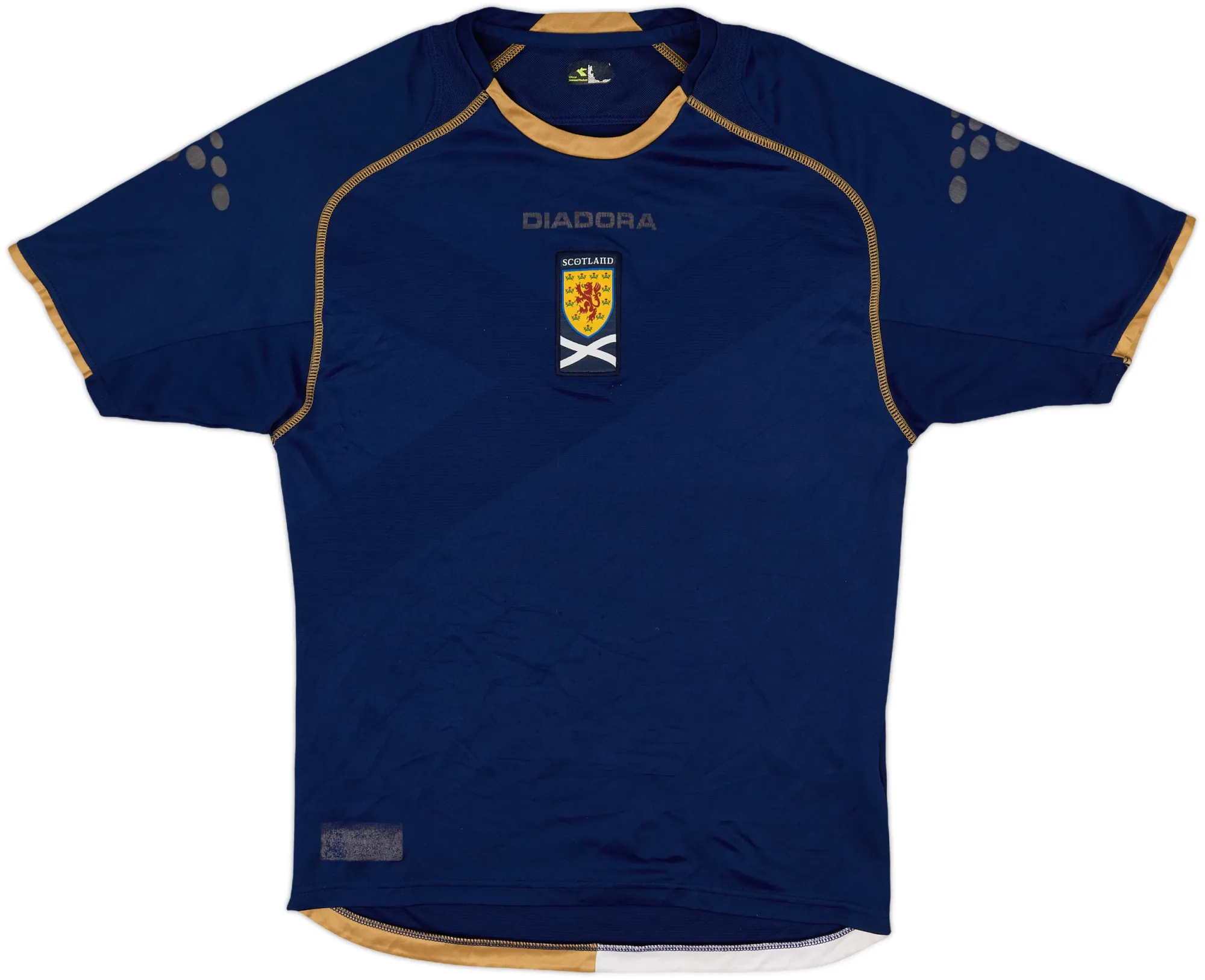 Diadora Scotland Mens SS Home Shirt 2007