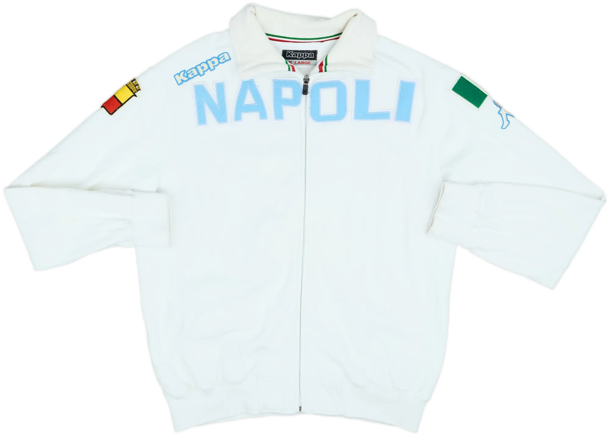 2009-10 Napoli Kappa Track Jacket - 8/10 - (XL)