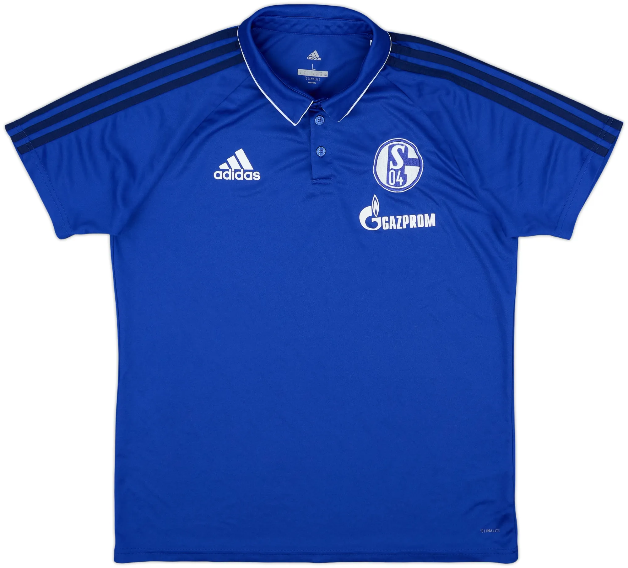 2017-18 Schalke adidas Polo Shirt - 10/10 - (L)