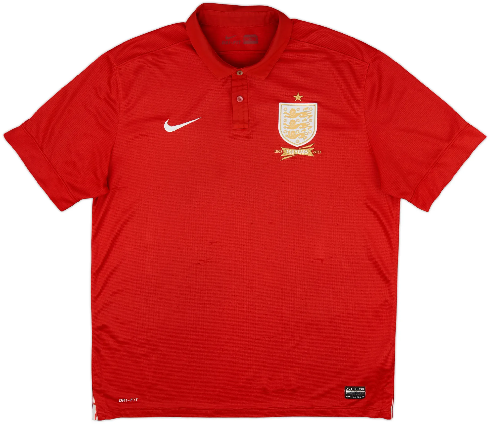 Nike England Mens SS Away Shirt 2013