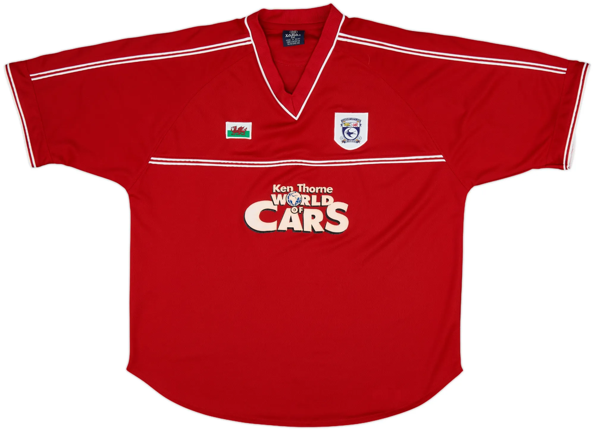 Away Cardiff City Mens SS Away Shirt 2001/02