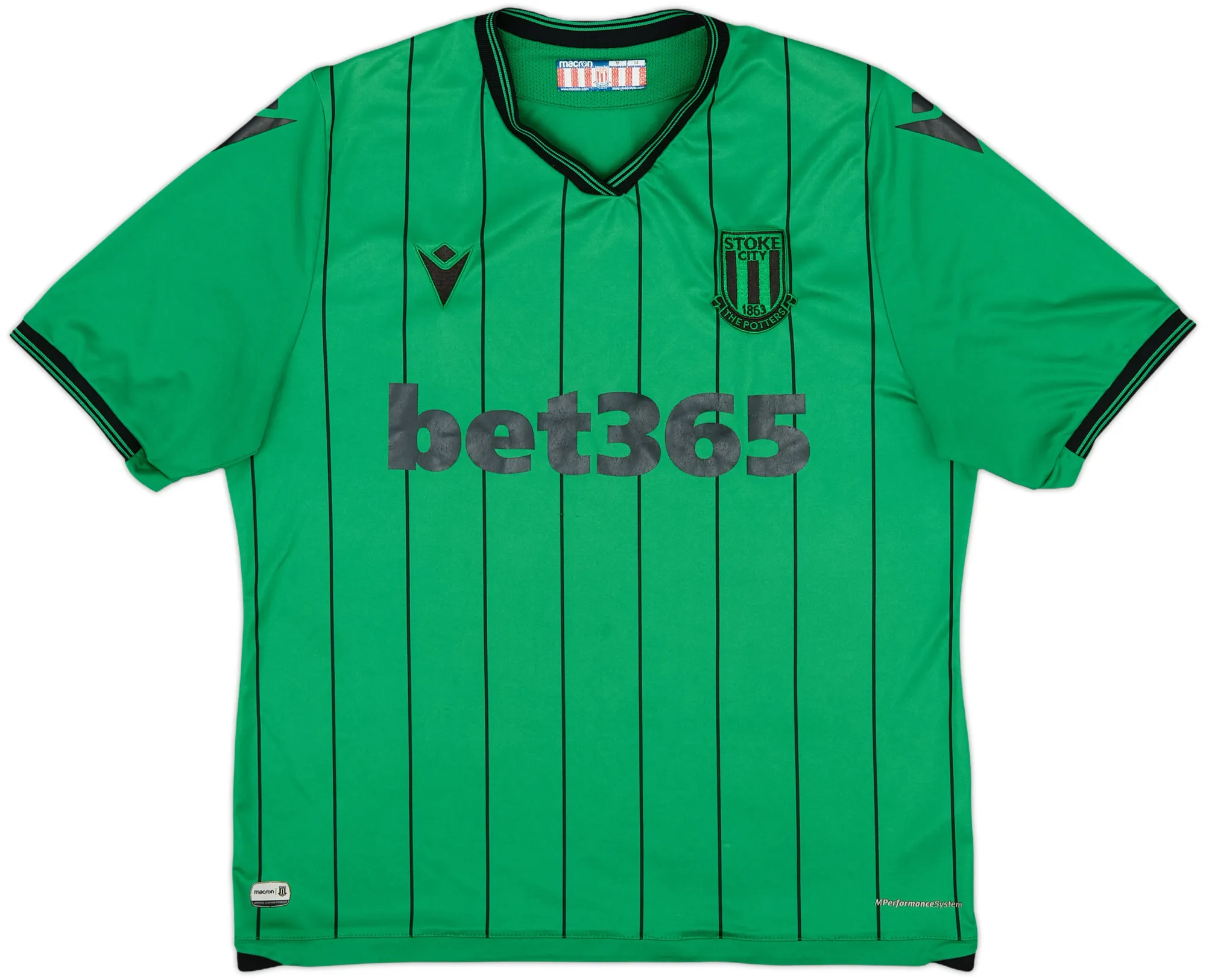 Macron Stoke City Mens SS Away Shirt 2021/22