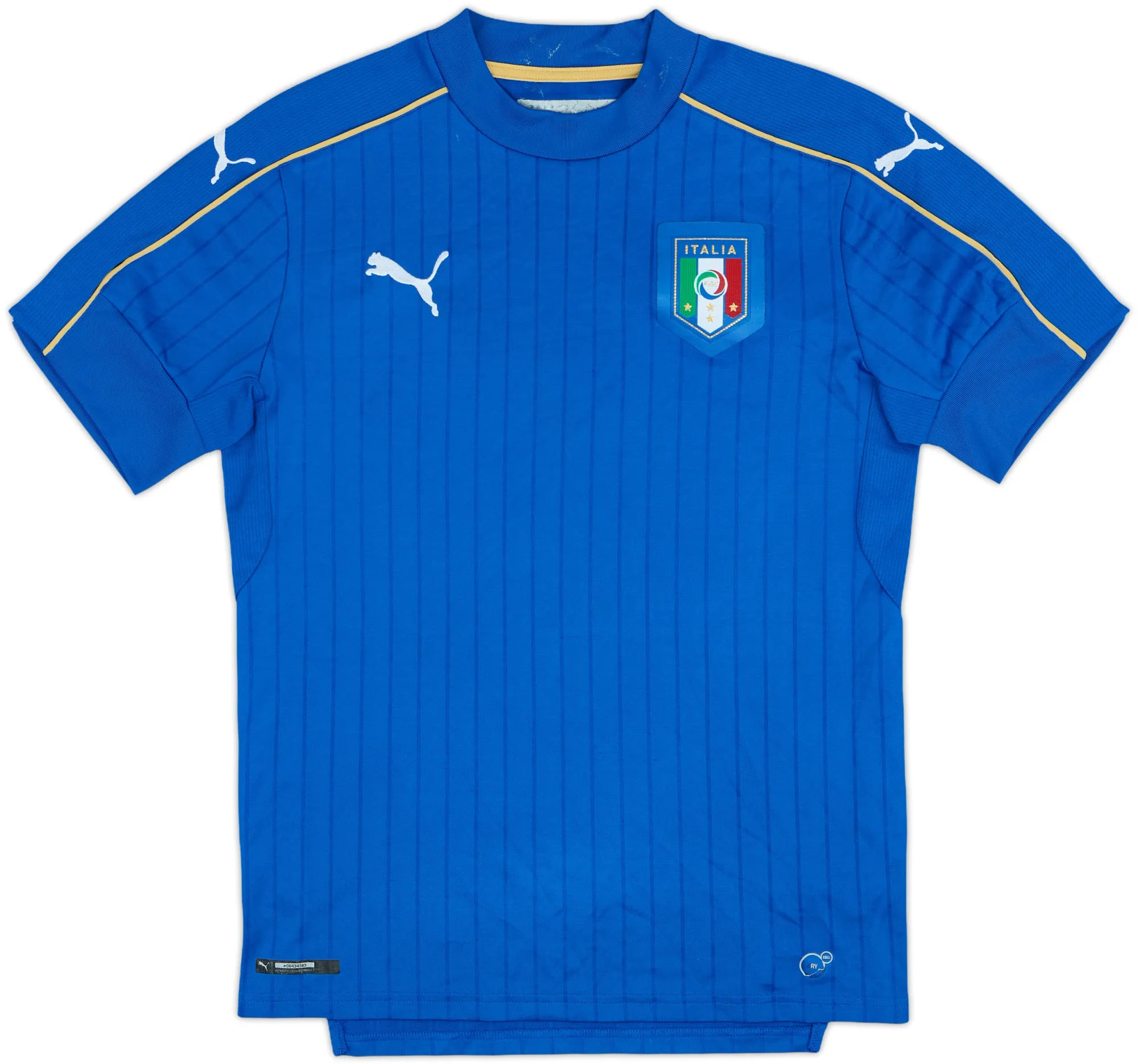 Puma Italy Mens SS Home Shirt 2016