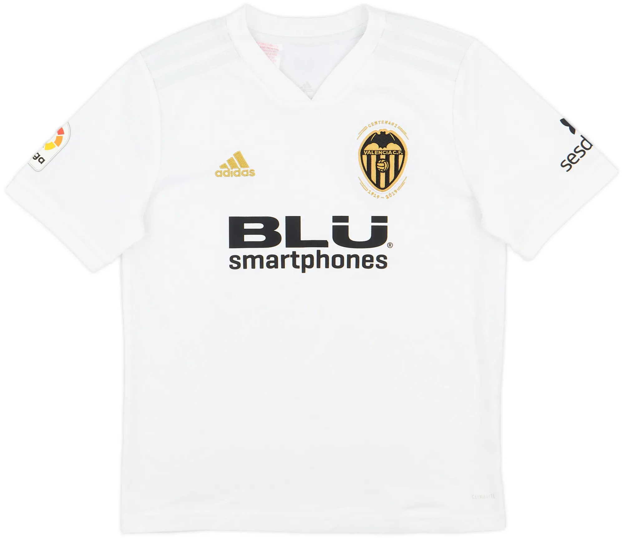 adidas Valencia Boys SS Home Shirt 2018/19