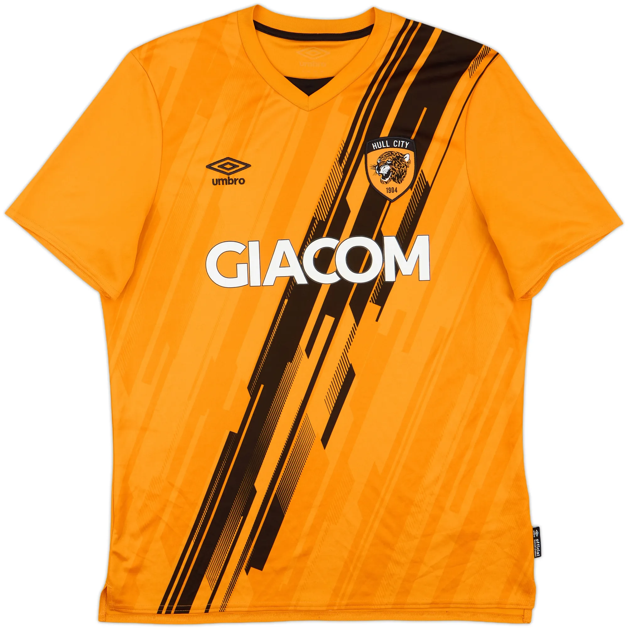 Umbro Hull City Mens SS Home Shirt 2021/22