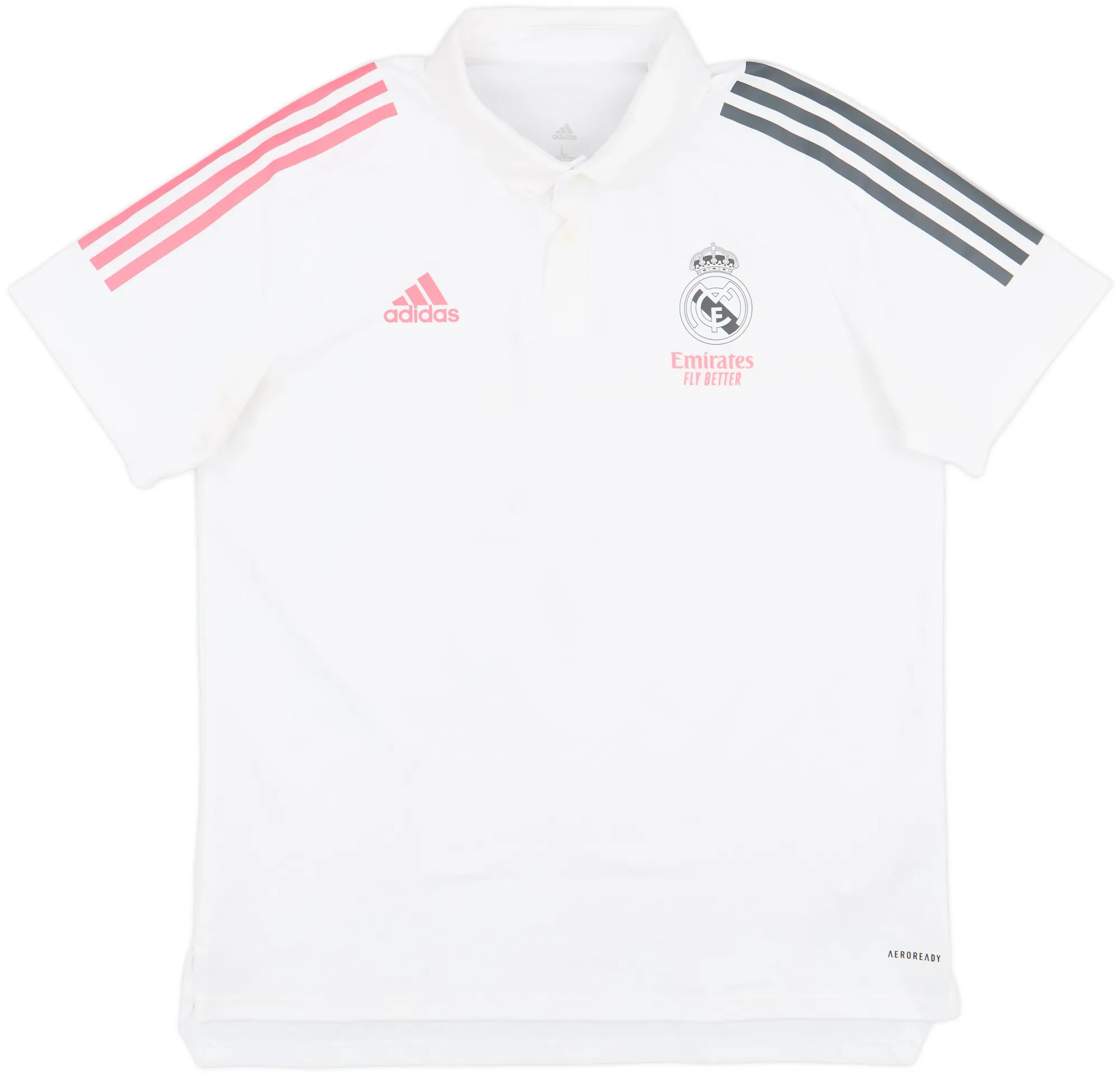 2020-21 Real Madrid adidas Polo Shirt - 6/10 - (L)