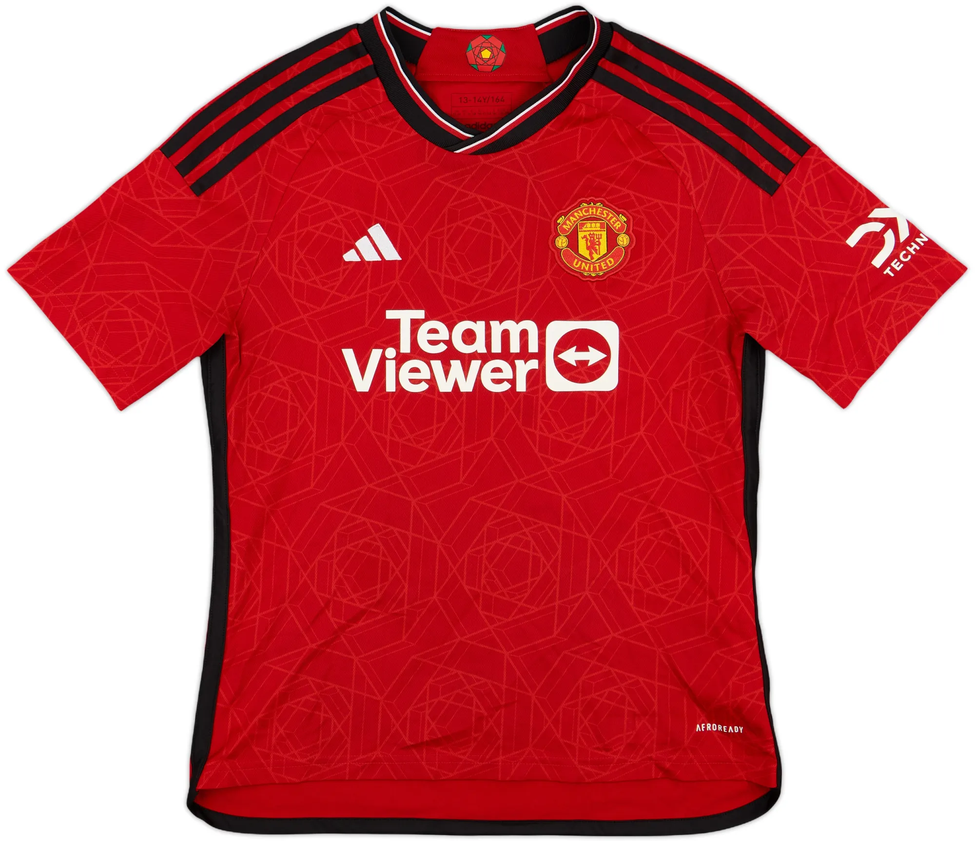 adidas Manchester United Boys SS Home Shirt 2023/24