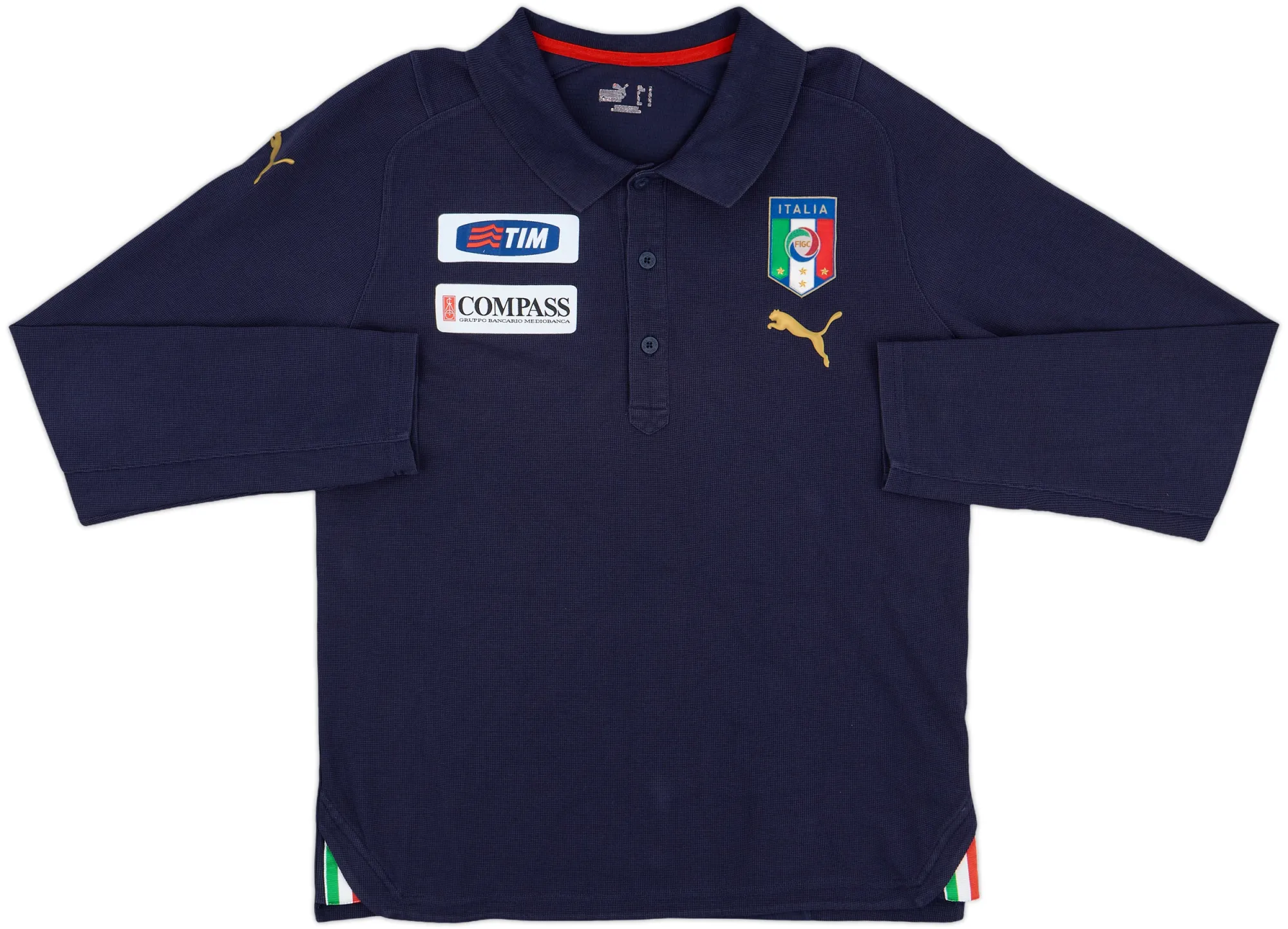 Puma Italy Mens LS Home Shirt 2014