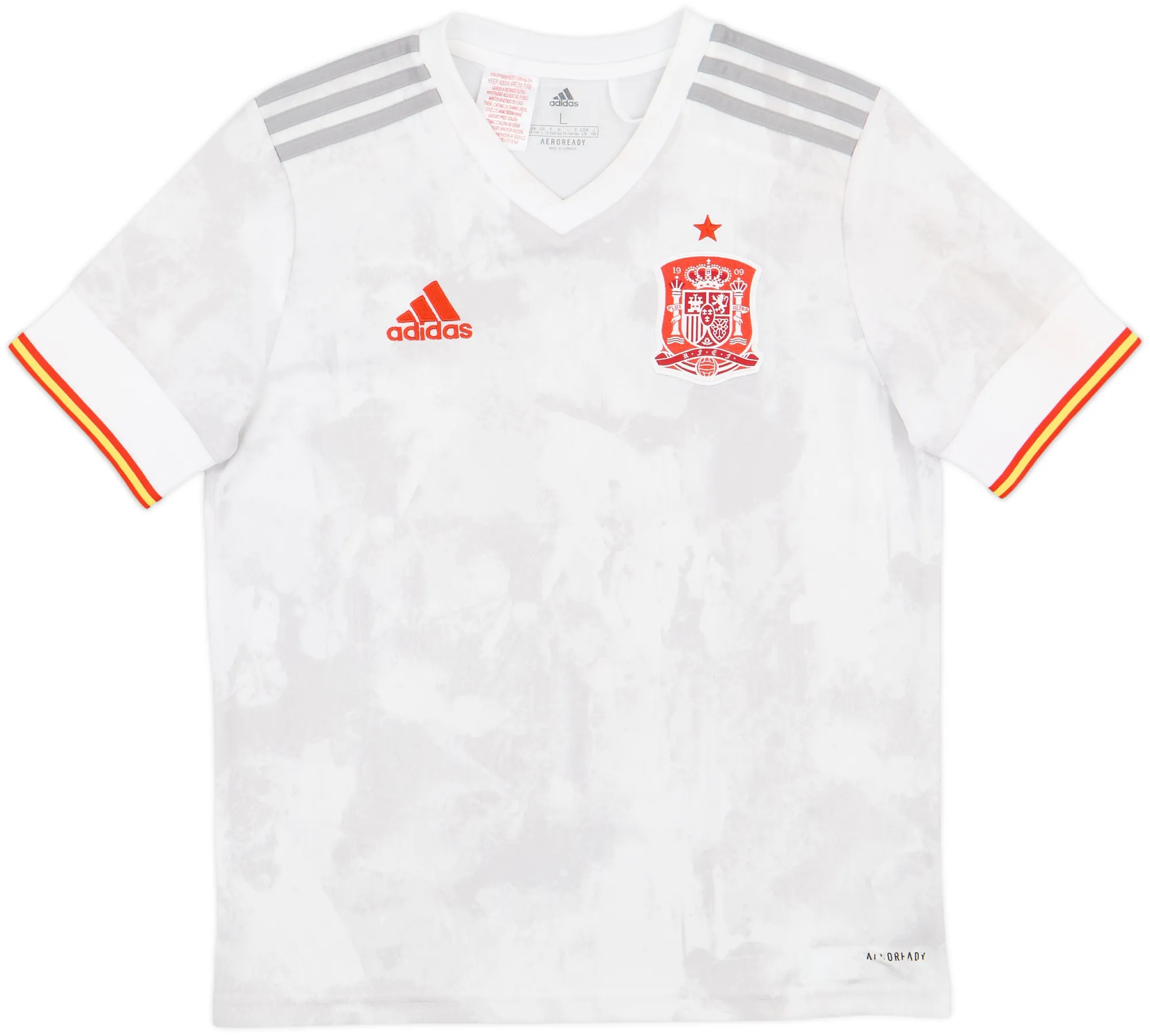 adidas Spain Boys SS Away Shirt 2018