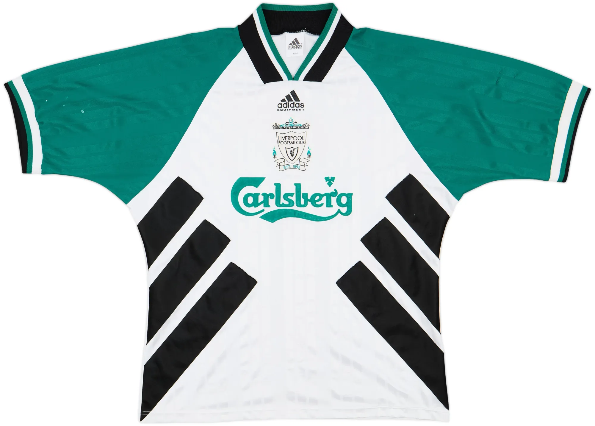 adidas Liverpool Mens SS Away Shirt 1993/95
