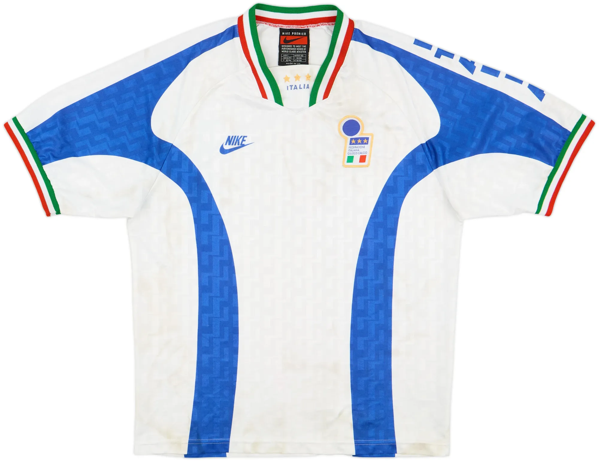 Nike Italy Mens SS Home Shirt 1996