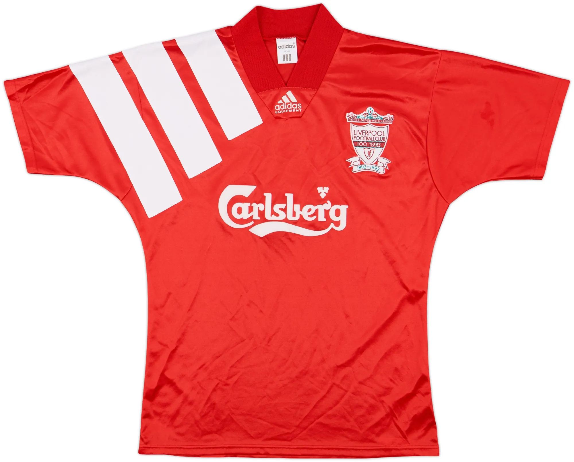 adidas Liverpool Mens SS Home Shirt 1992/93