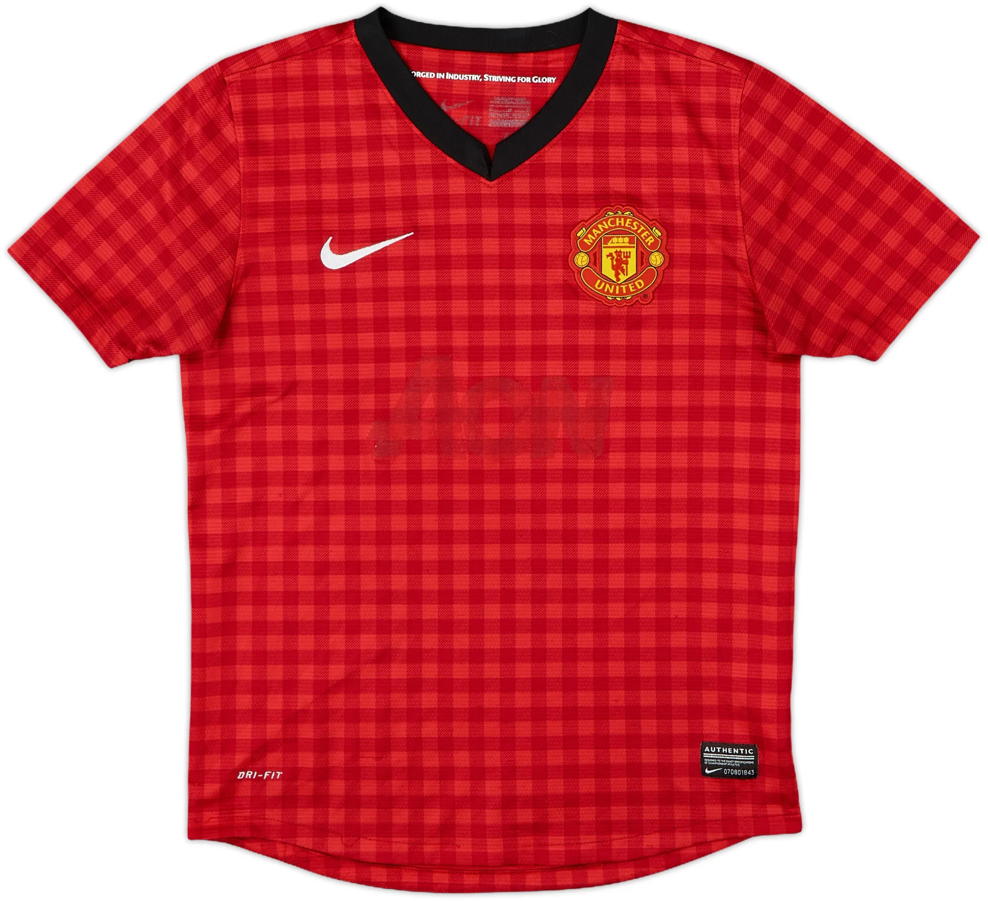 Nike Manchester United Boys SS Home Shirt 2013/14