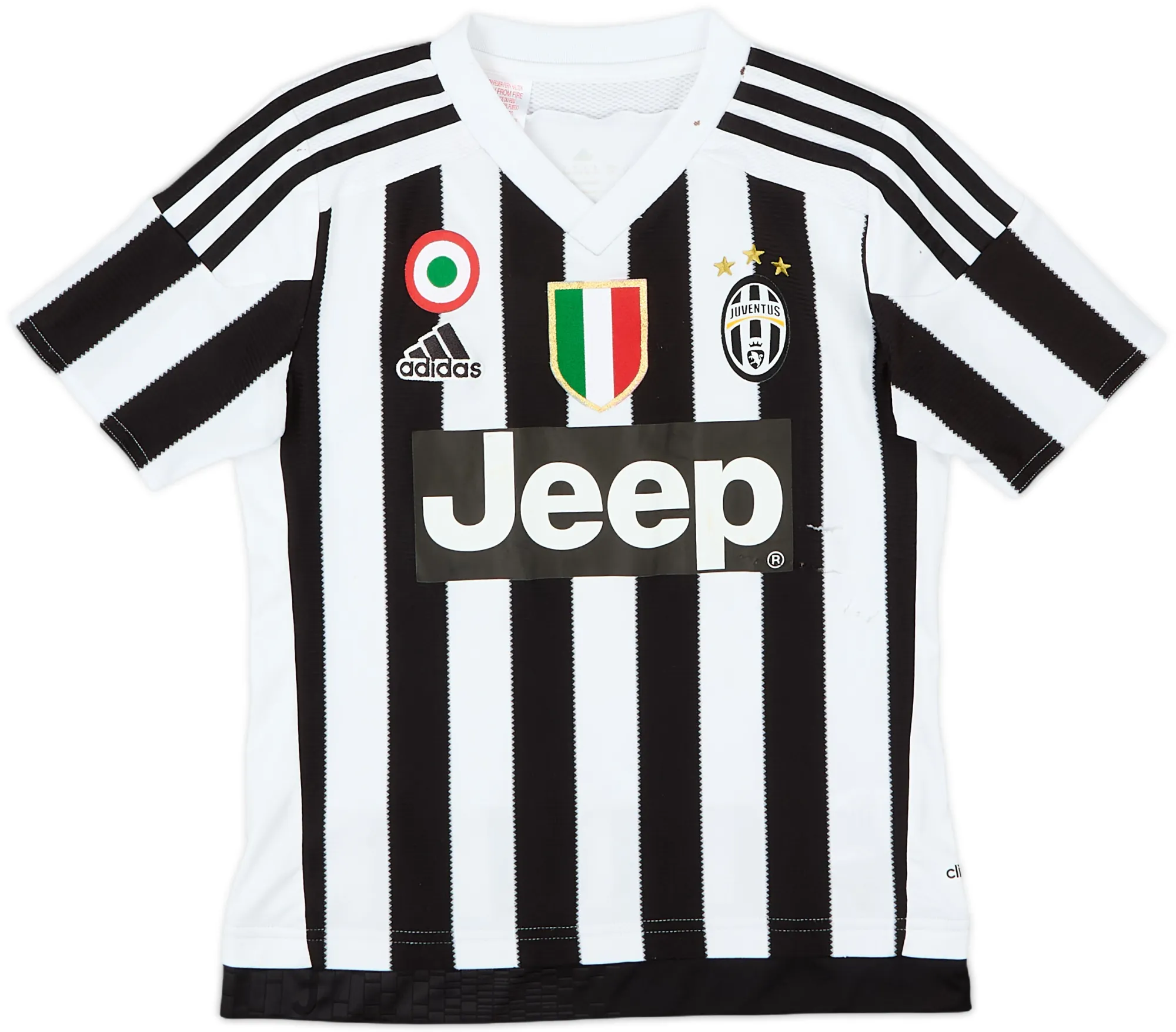 adidas Juventus Boys SS Home Shirt 2015/16
