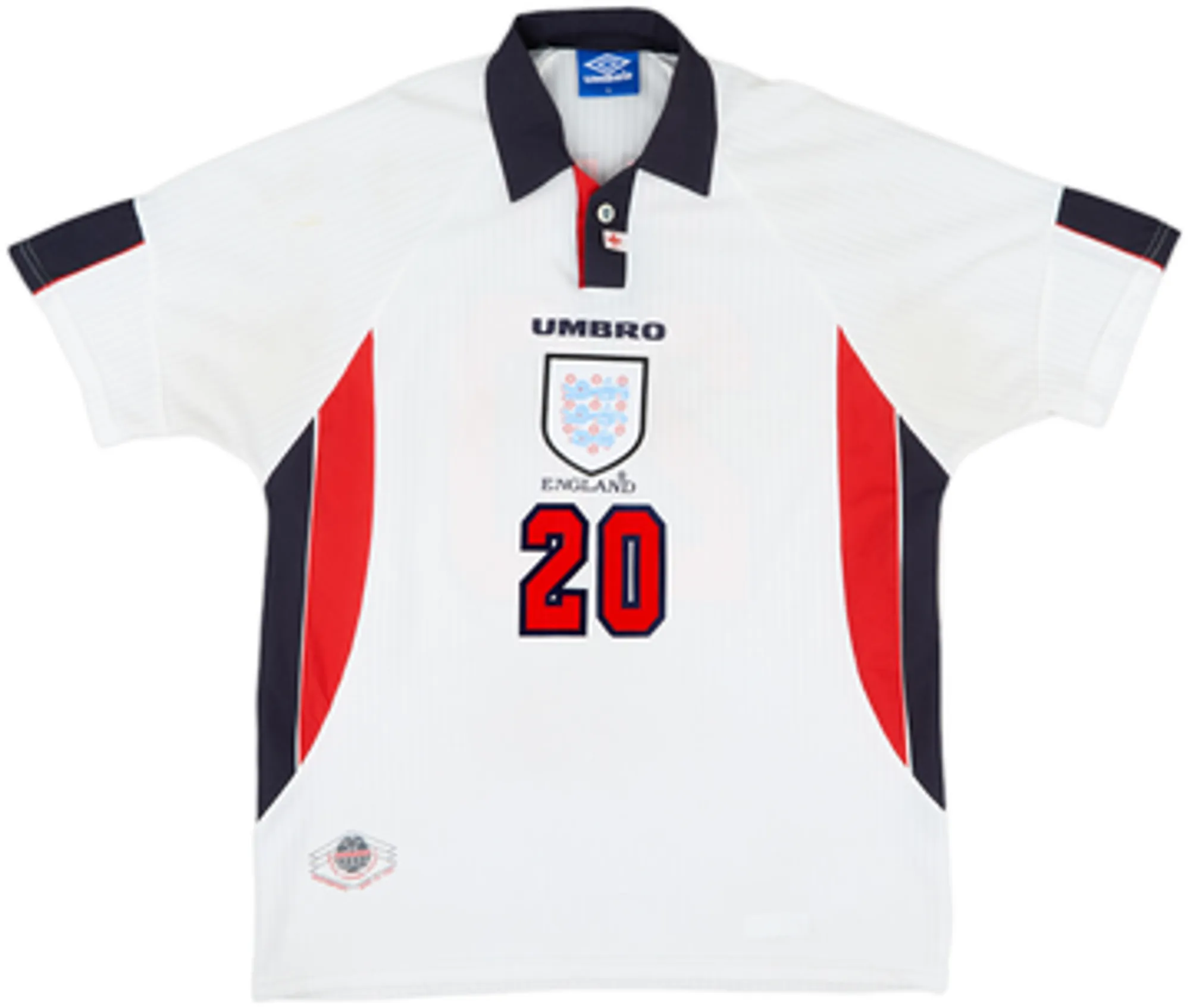 Umbro England Mens SS Home Shirt 1997