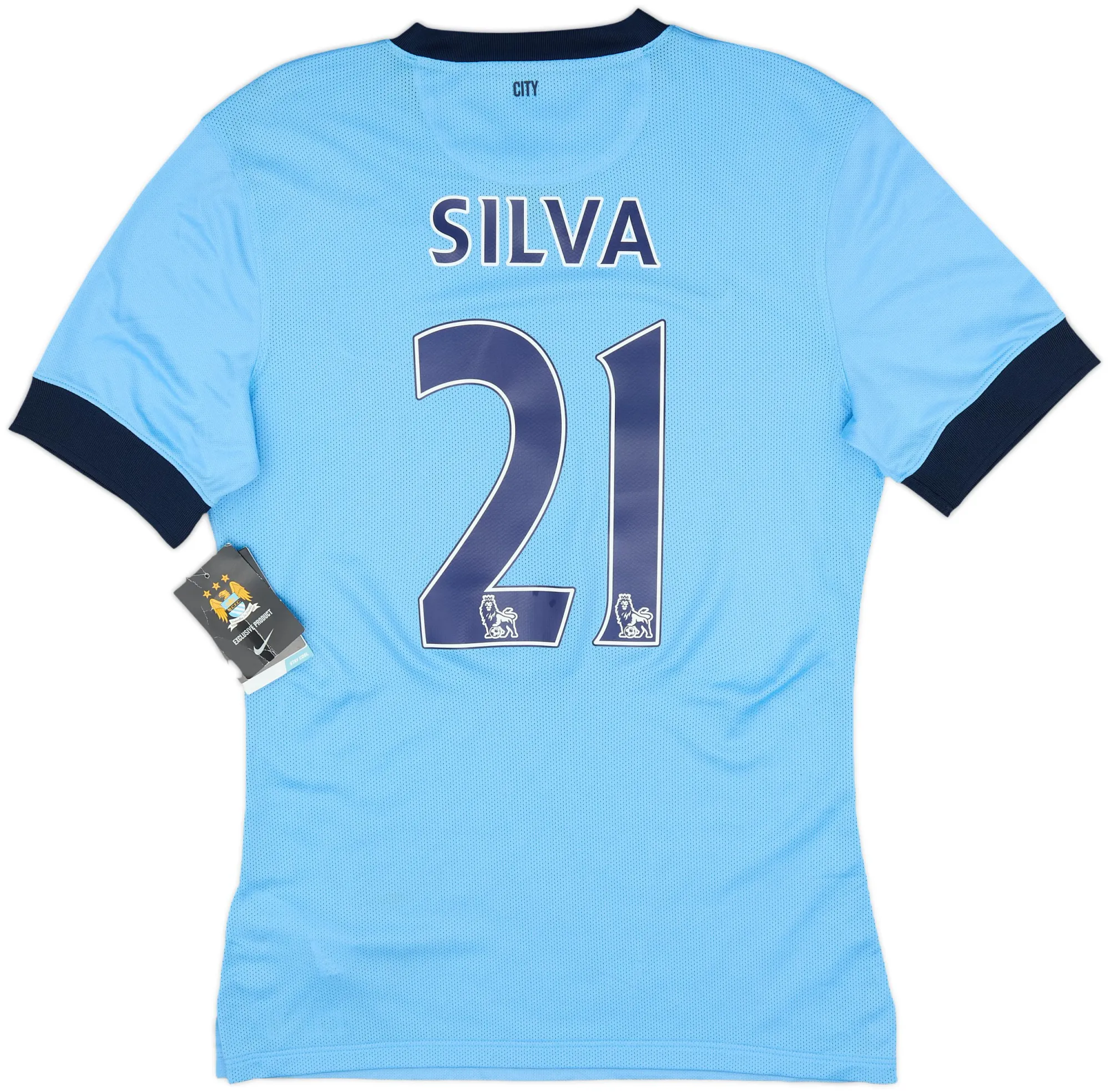 Nike Manchester City Mens SS Player Issue Home Shirt 2014/15