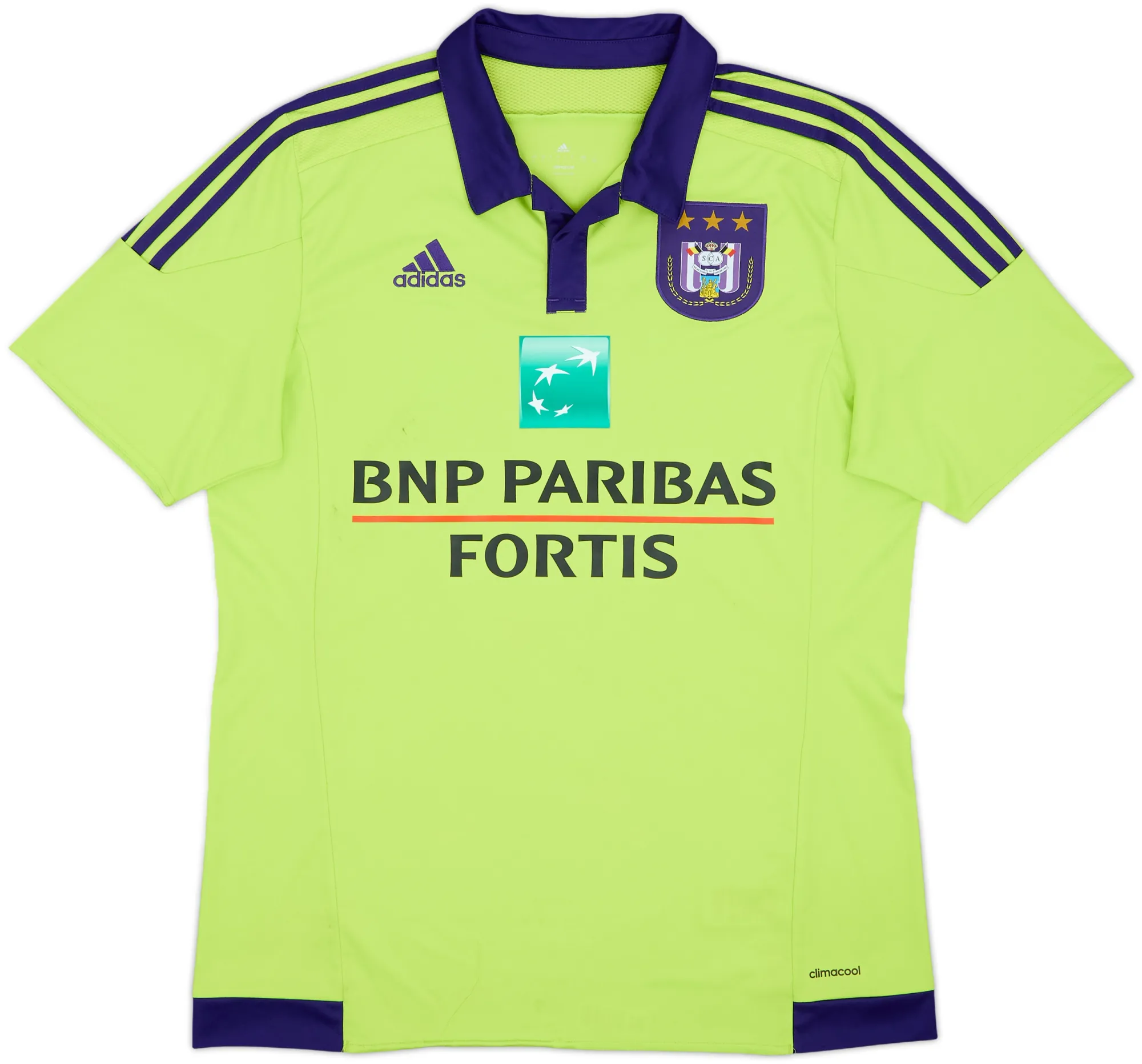 adidas Anderlecht Mens SS Away Shirt 2015/16