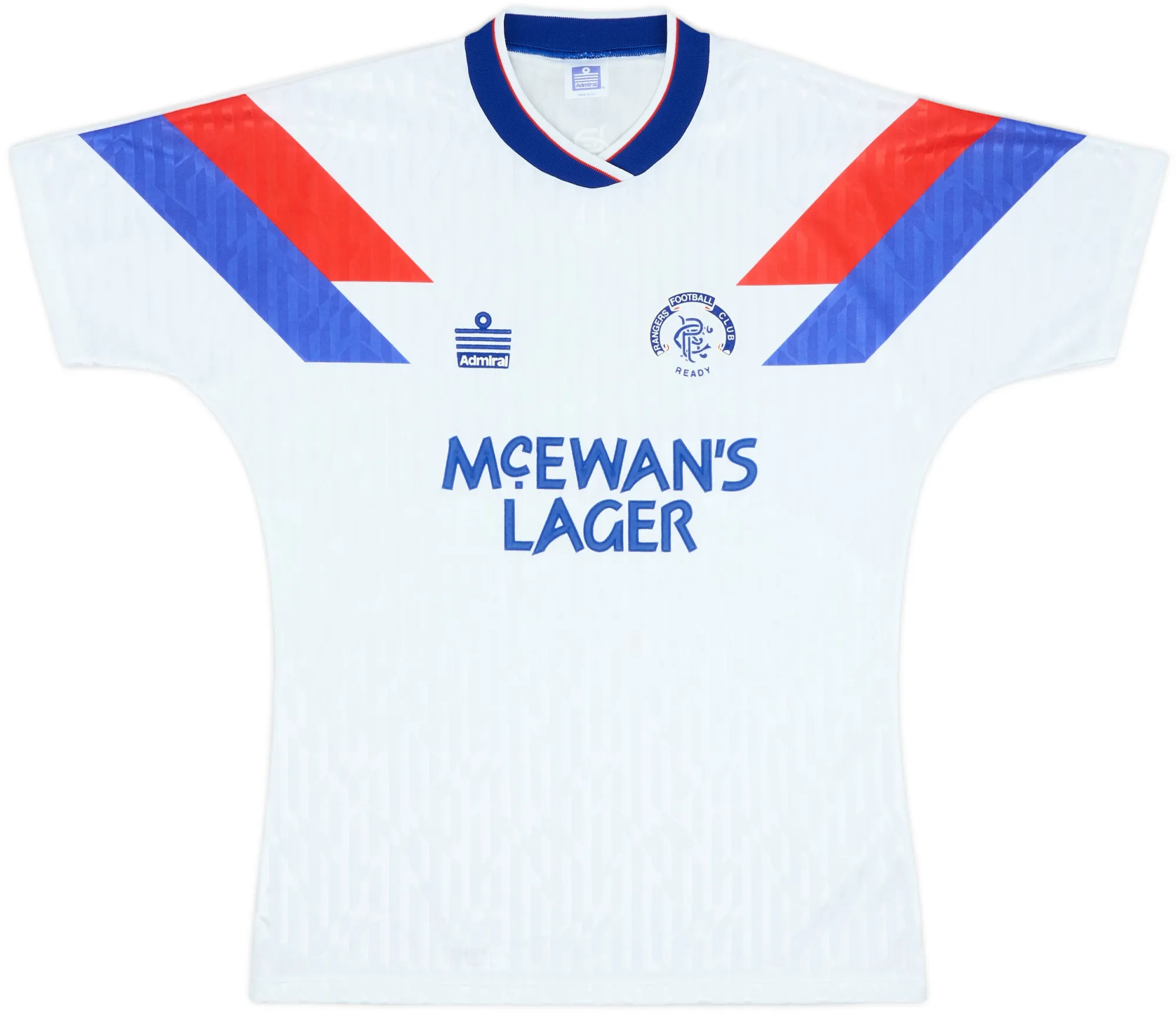 Admiral Rangers Mens SS Away Shirt 1990/92